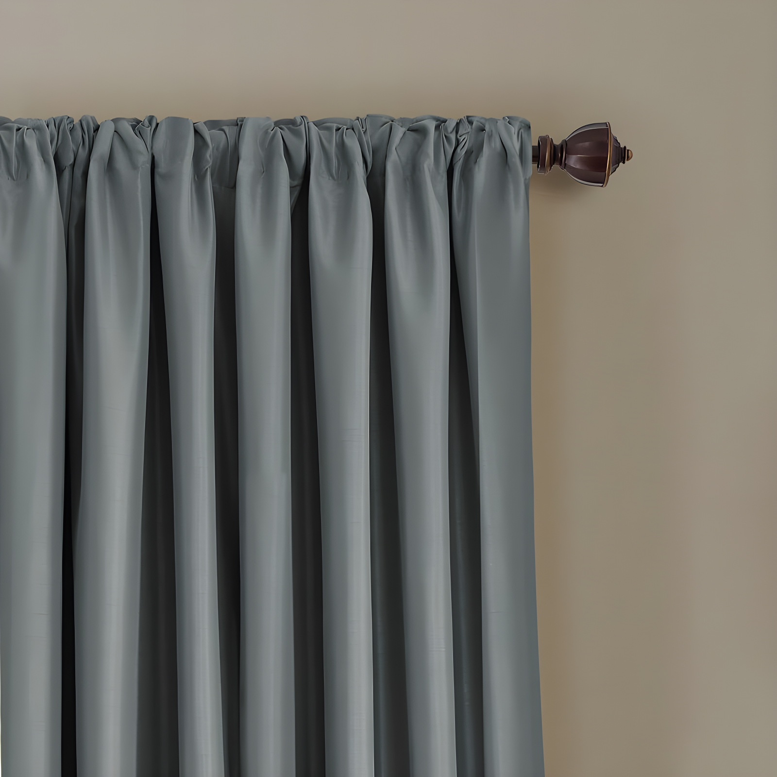 All Seasons Single Blackout Window Curtain Panel - 52" x 84" - Dusty Blue - Elrene Home Fashions