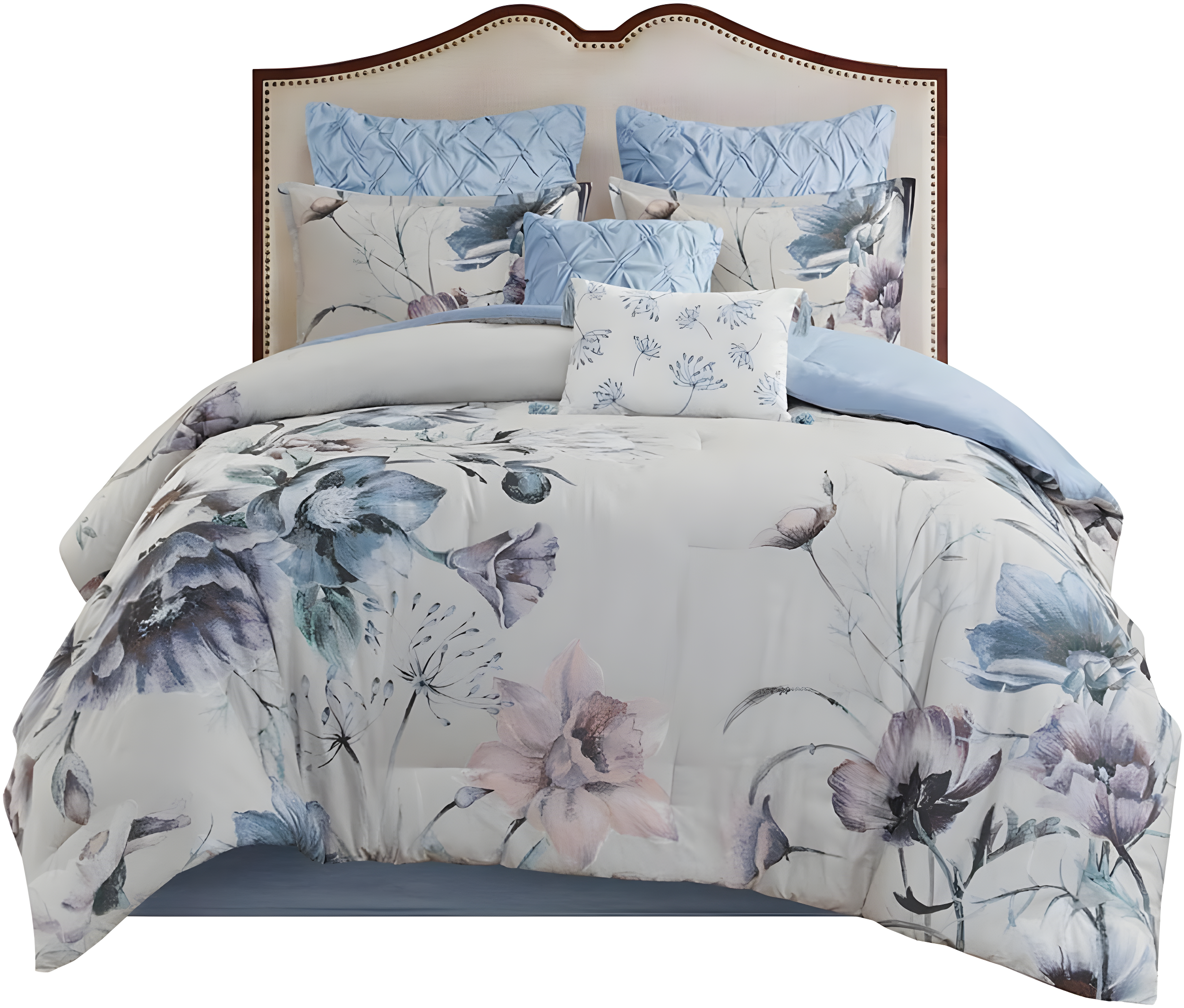 Madison Park Cassandra 8 Piece Cotton Comforter Set
