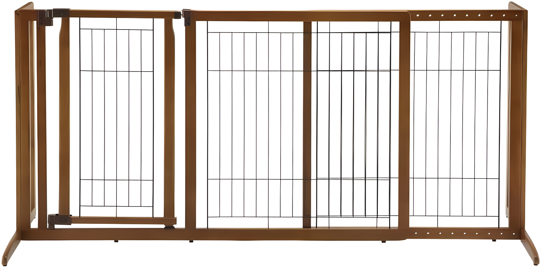 Wood Free Standing Pet Gate