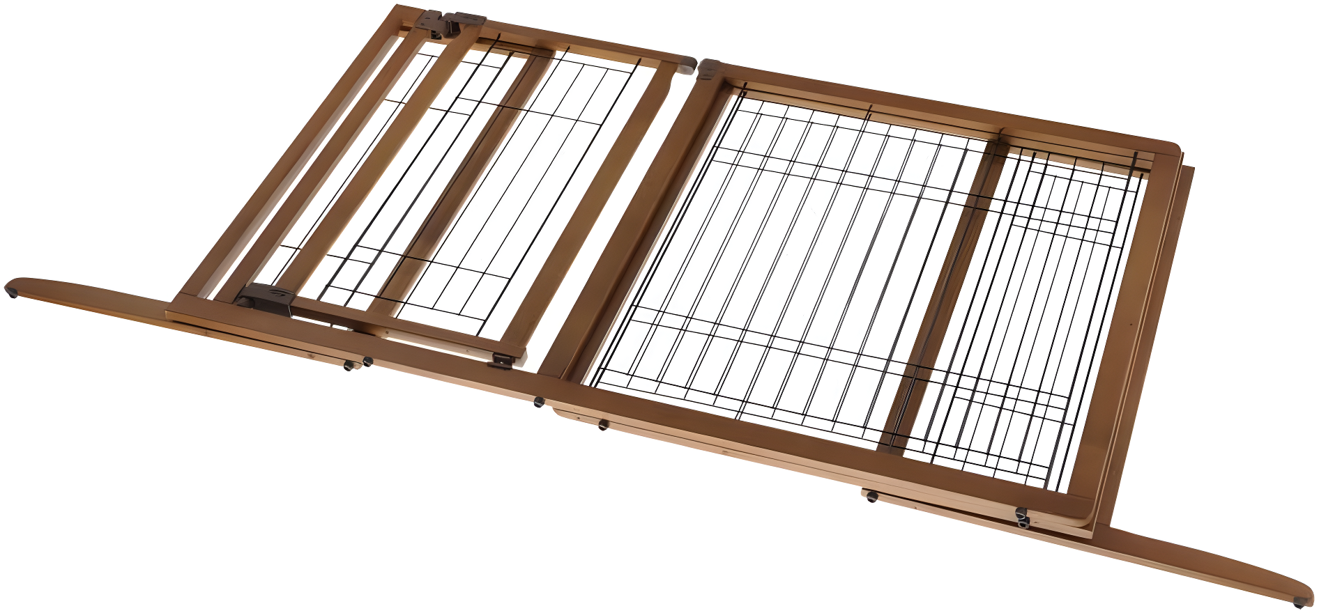 Wood Free Standing Pet Gate