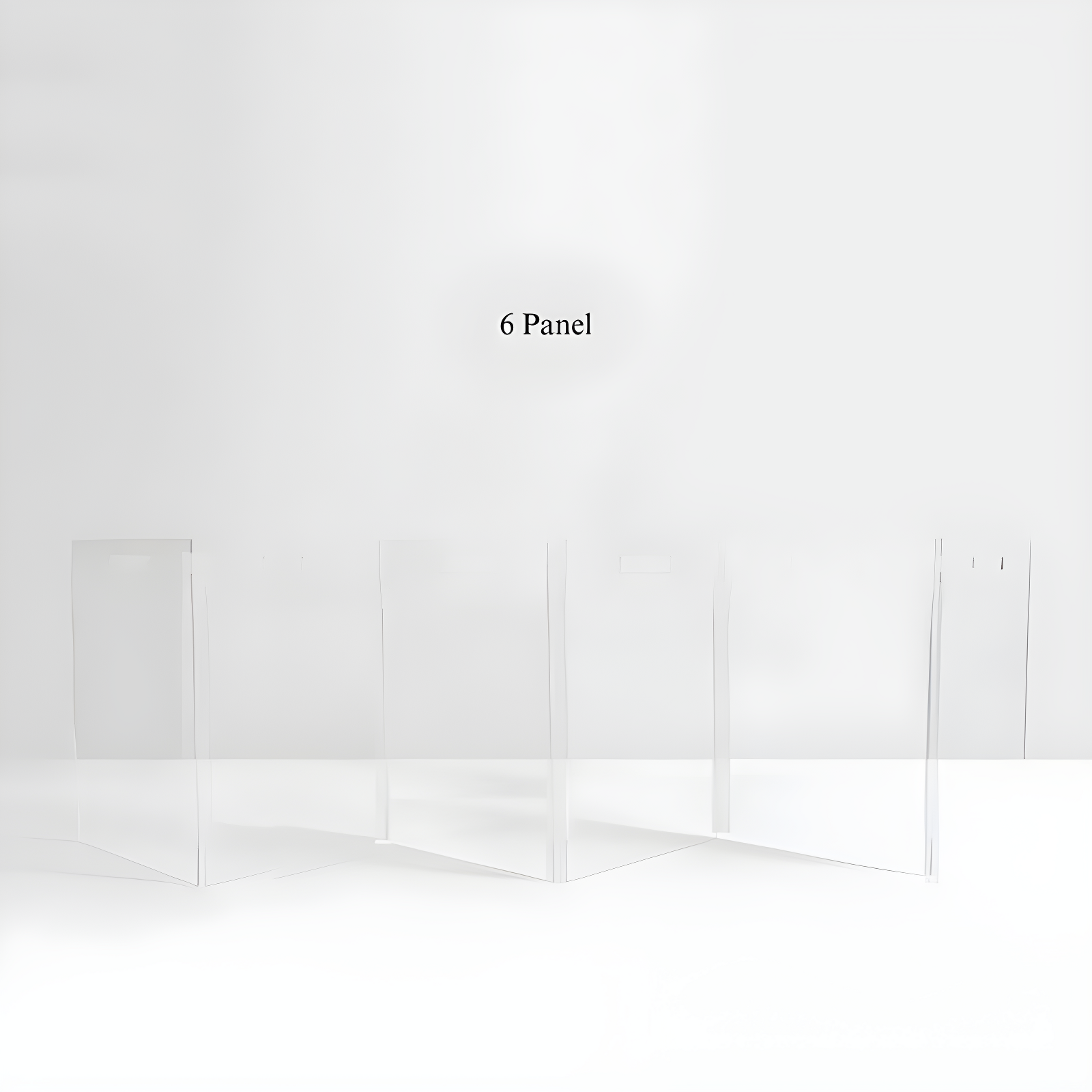 Hiddin Low Clear Freestanding Zig Zag Pet Gate