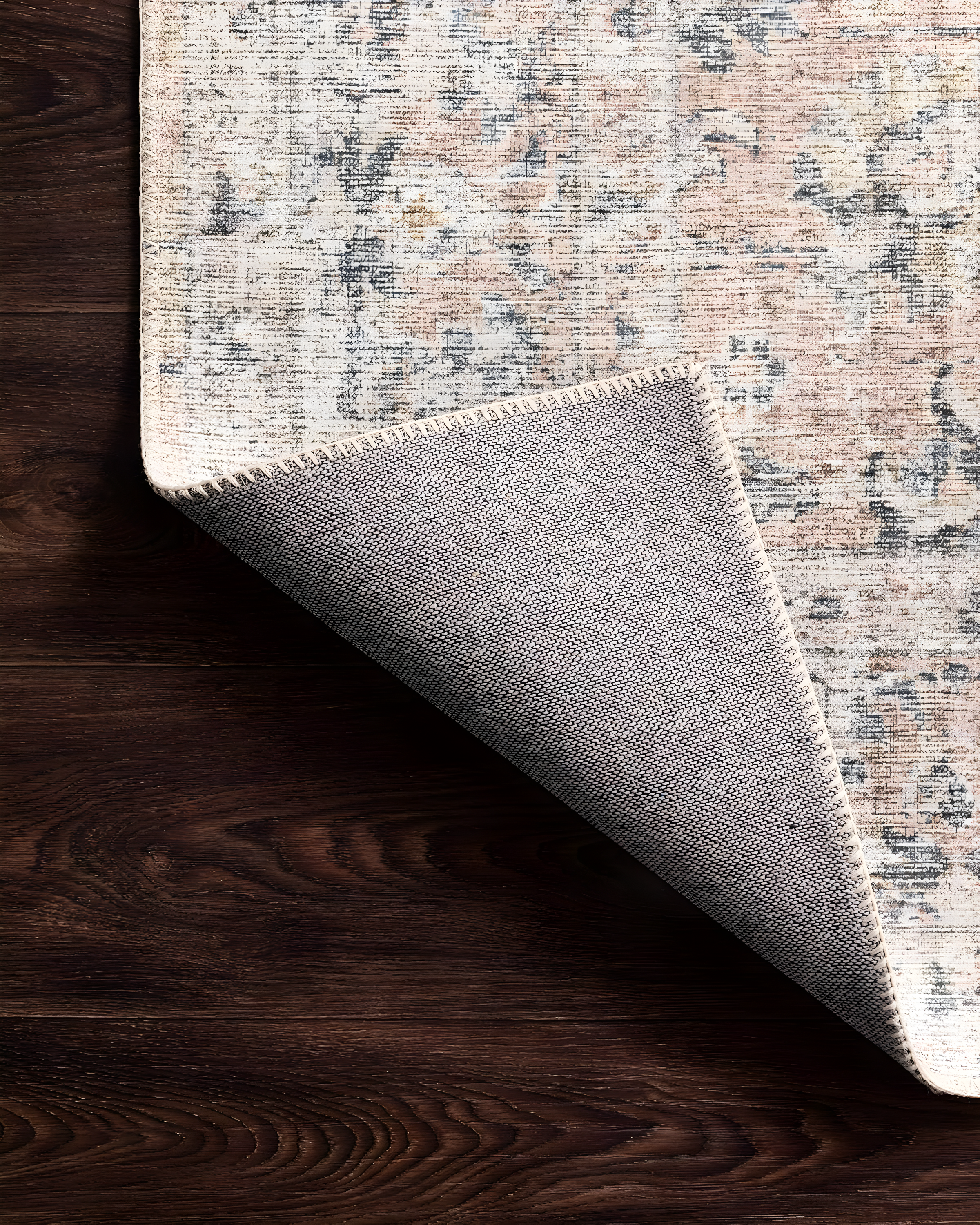Roze Rug - Blush and Grey / 9' x 12'