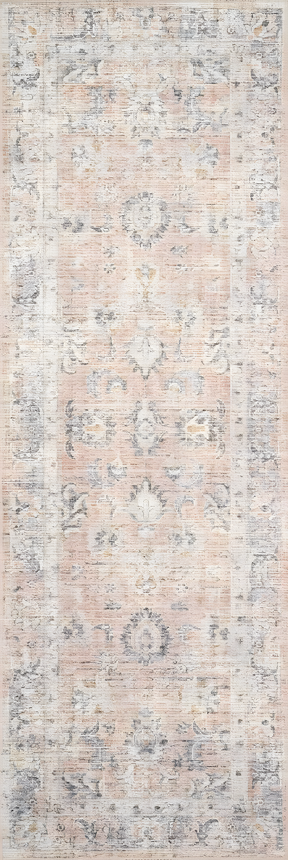 Roze Rug - Blush and Grey / 9' x 12'