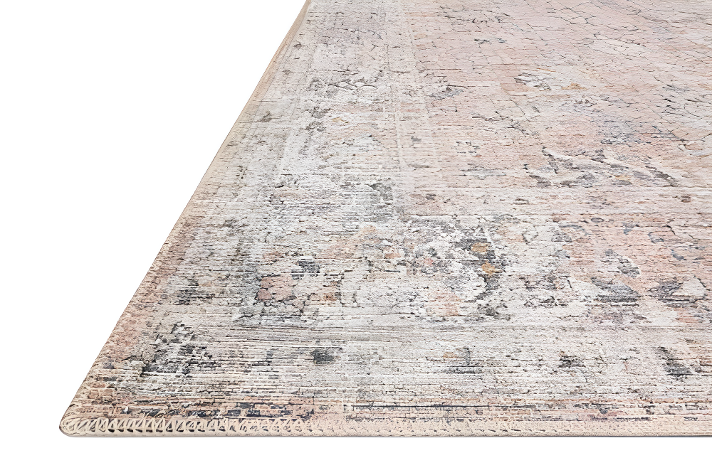 Roze Rug - Blush and Grey / 9' x 12'