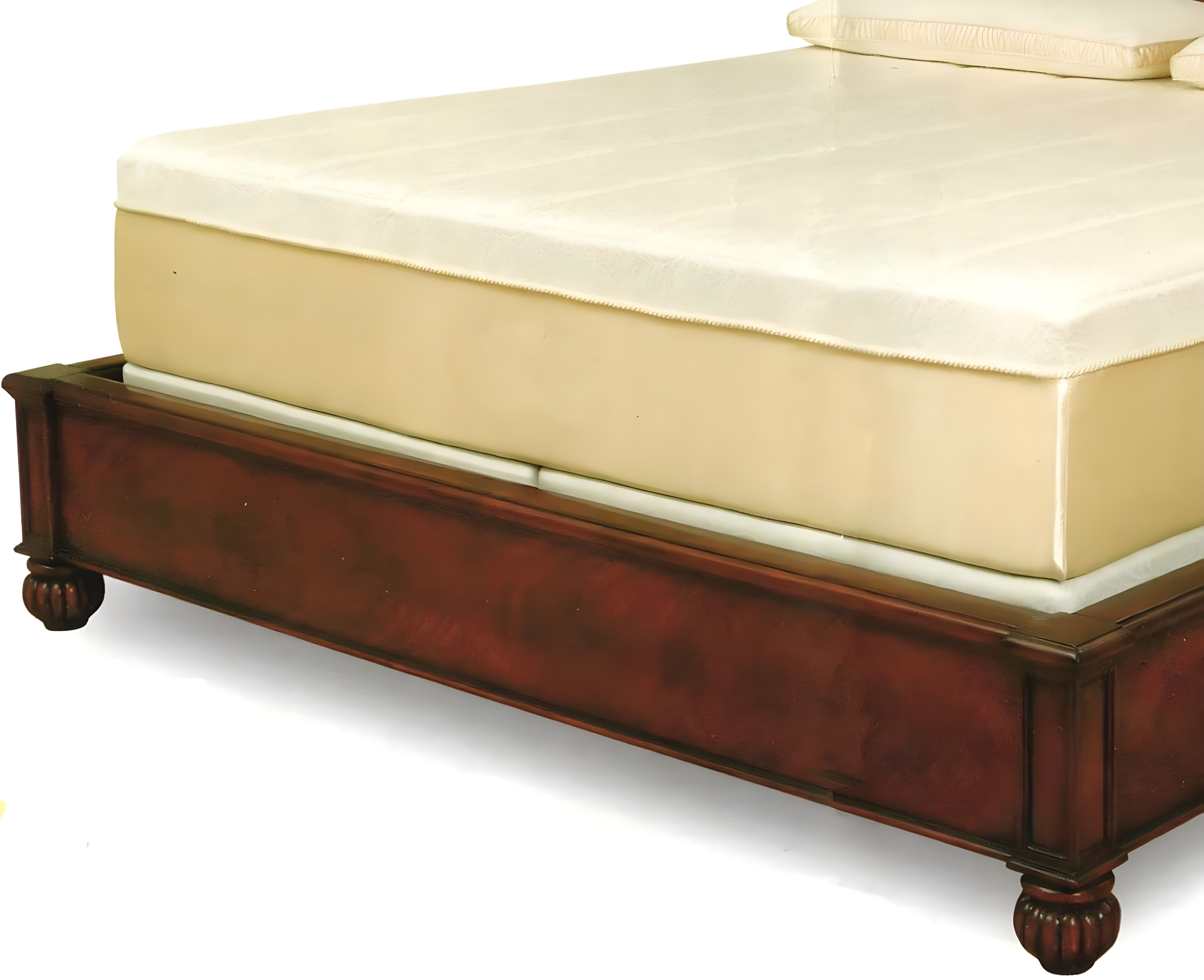 Architectural Products by Outwater L.L.C. 6 in x 4 in Solid Hardwood Round Bun Foot - 1 Piece