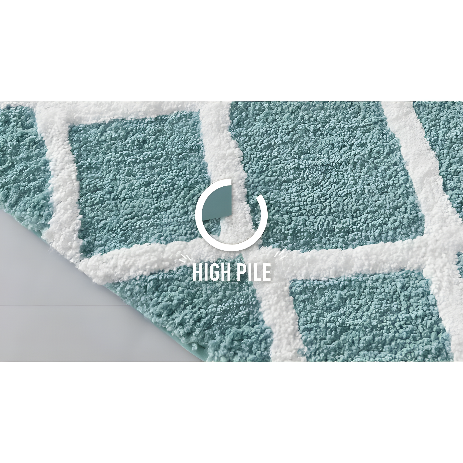 Madison Park Bittman Reversible High Pile Tufted Bath Rug