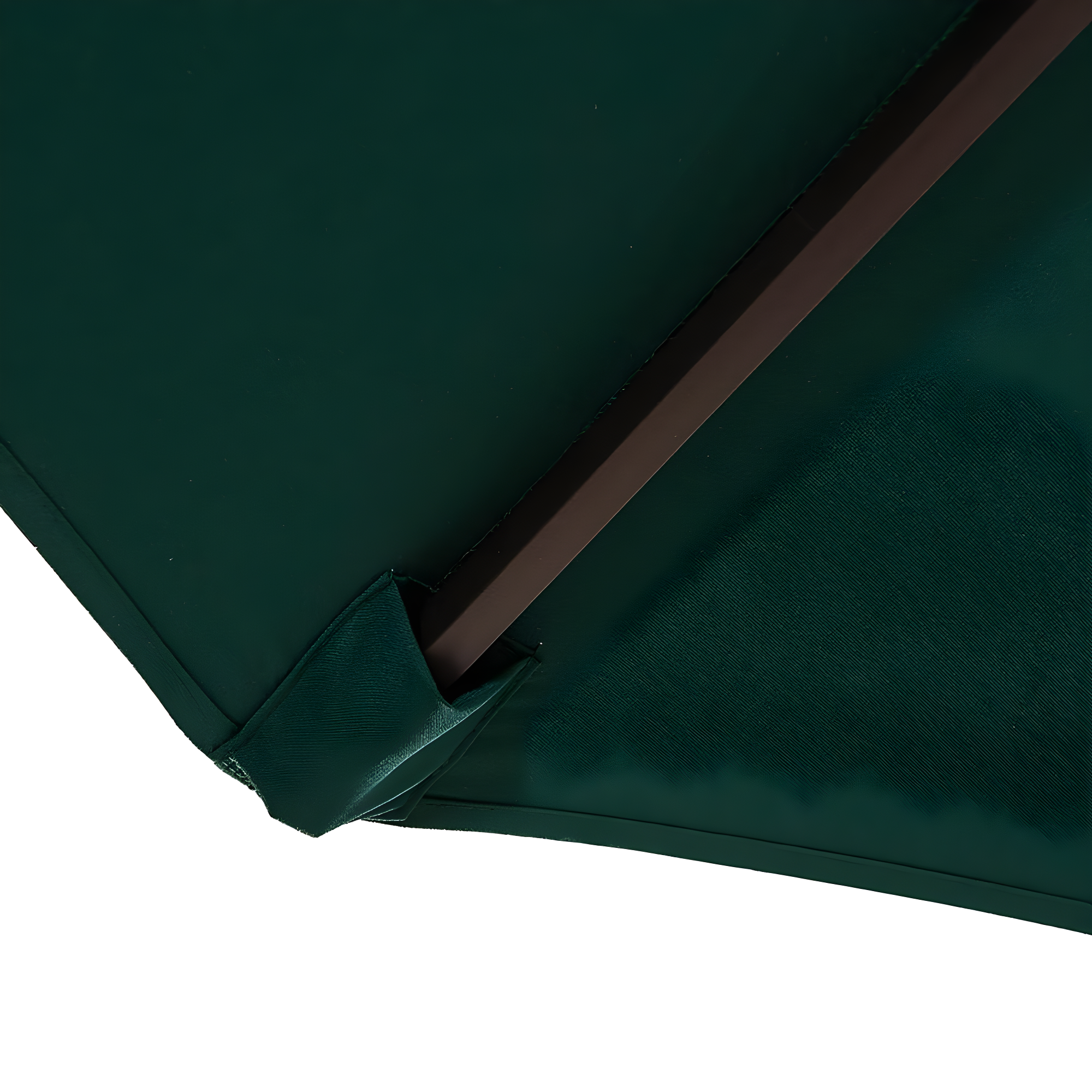 Polytrends Weller 10-foot Offset Cantilever Hanging Patio Umbrella Green