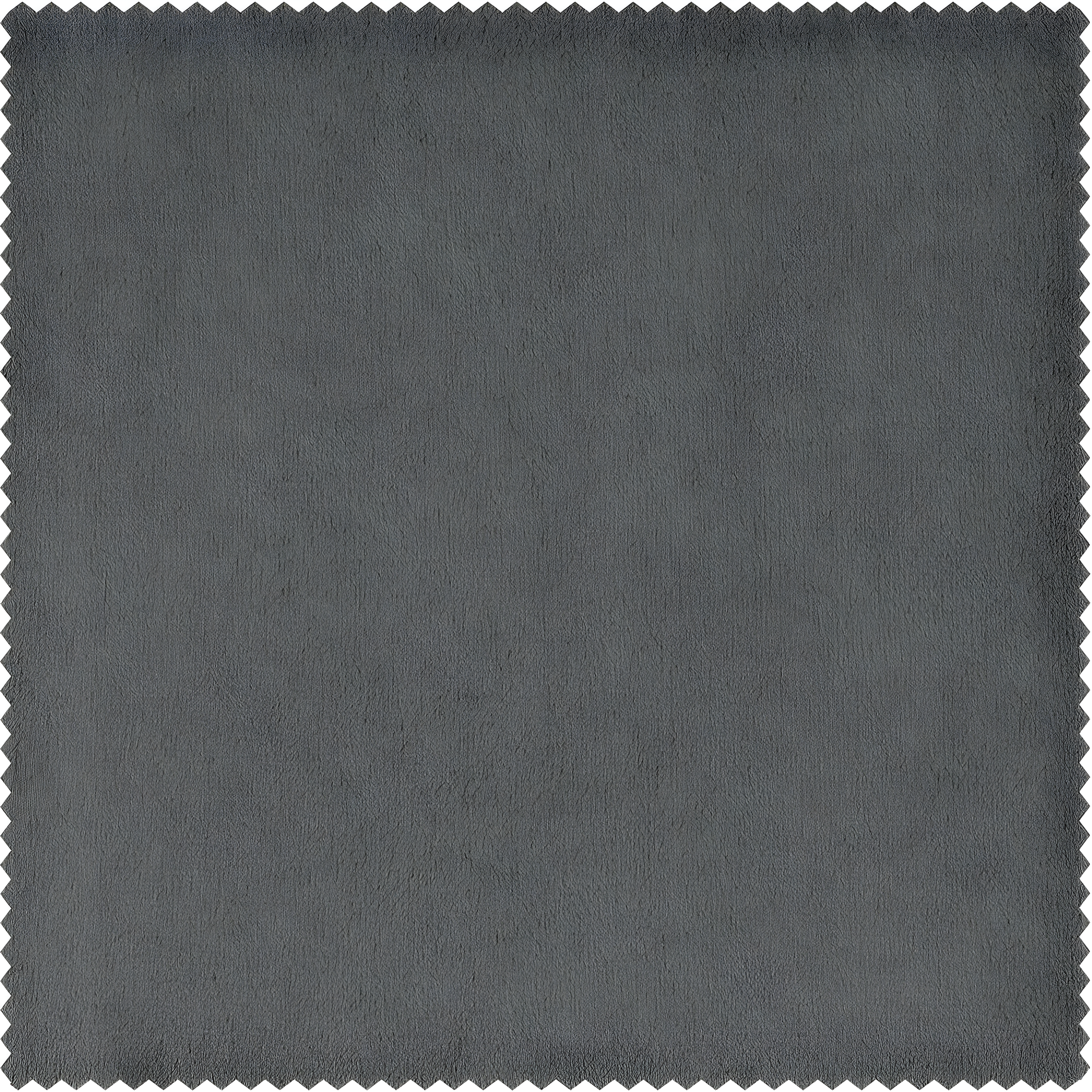 HPD Half Price Drapes Velvet Blackout Curtains/Drapes - 96 Inches Long 1 Panel Blackout Curtain Signature Pleated for Living Room & Bedroom - 25W X 96L, Silver Grey
