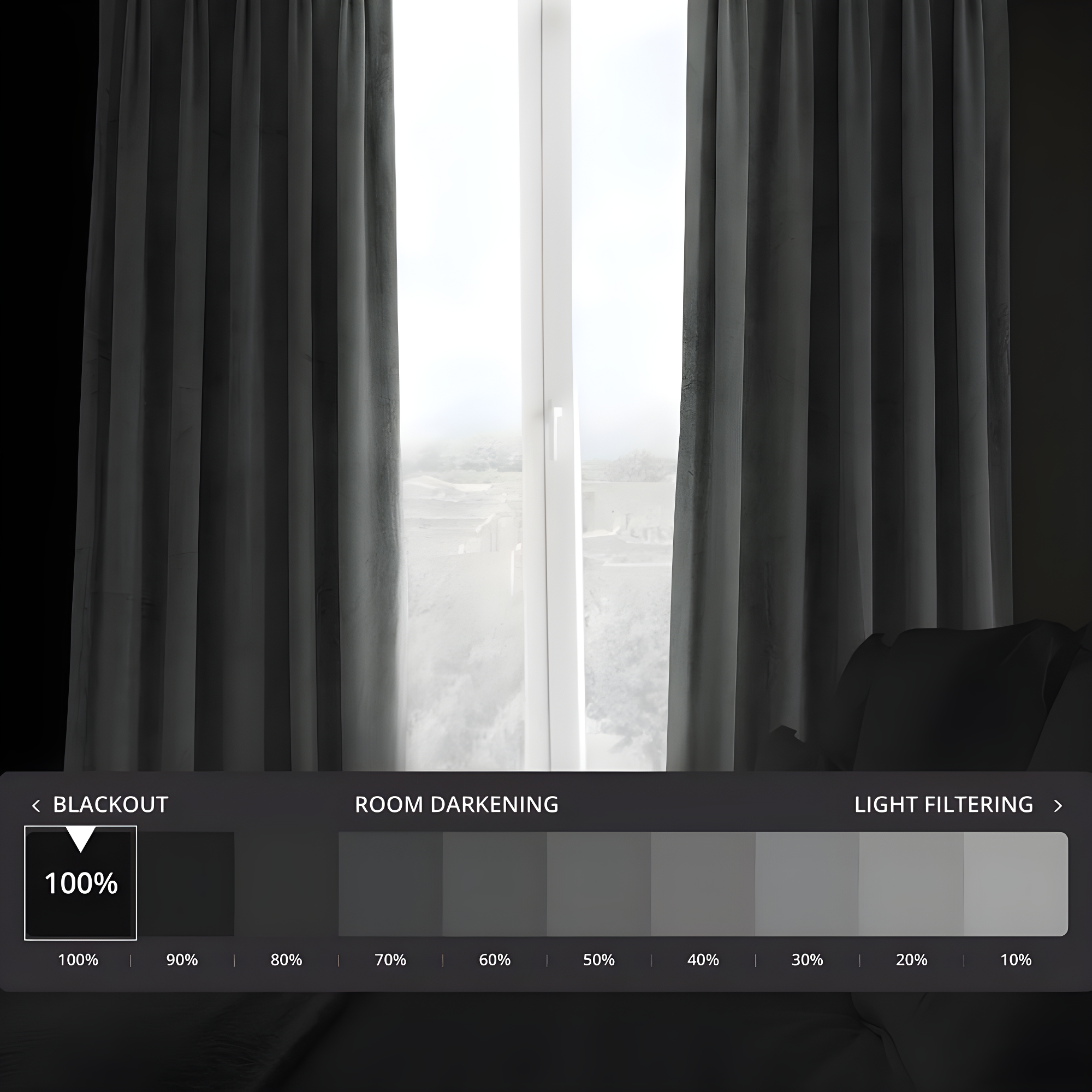 HPD Half Price Drapes Velvet Blackout Curtains/Drapes - 96 Inches Long 1 Panel Blackout Curtain Signature Pleated for Living Room & Bedroom - 25W X 96L, Silver Grey