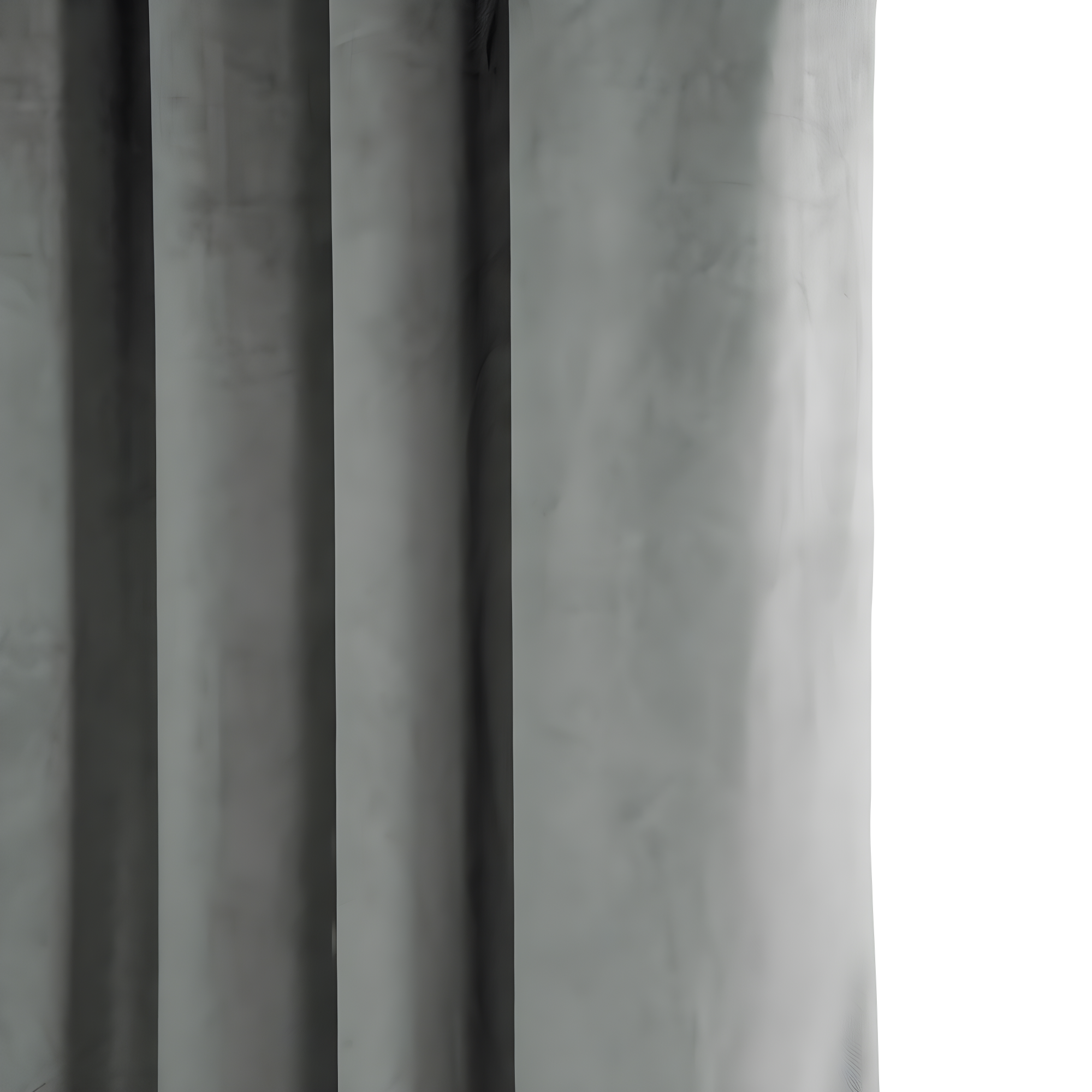 HPD Half Price Drapes Velvet Blackout Curtains/Drapes - 96 Inches Long 1 Panel Blackout Curtain Signature Pleated for Living Room & Bedroom - 25W X 96L, Silver Grey
