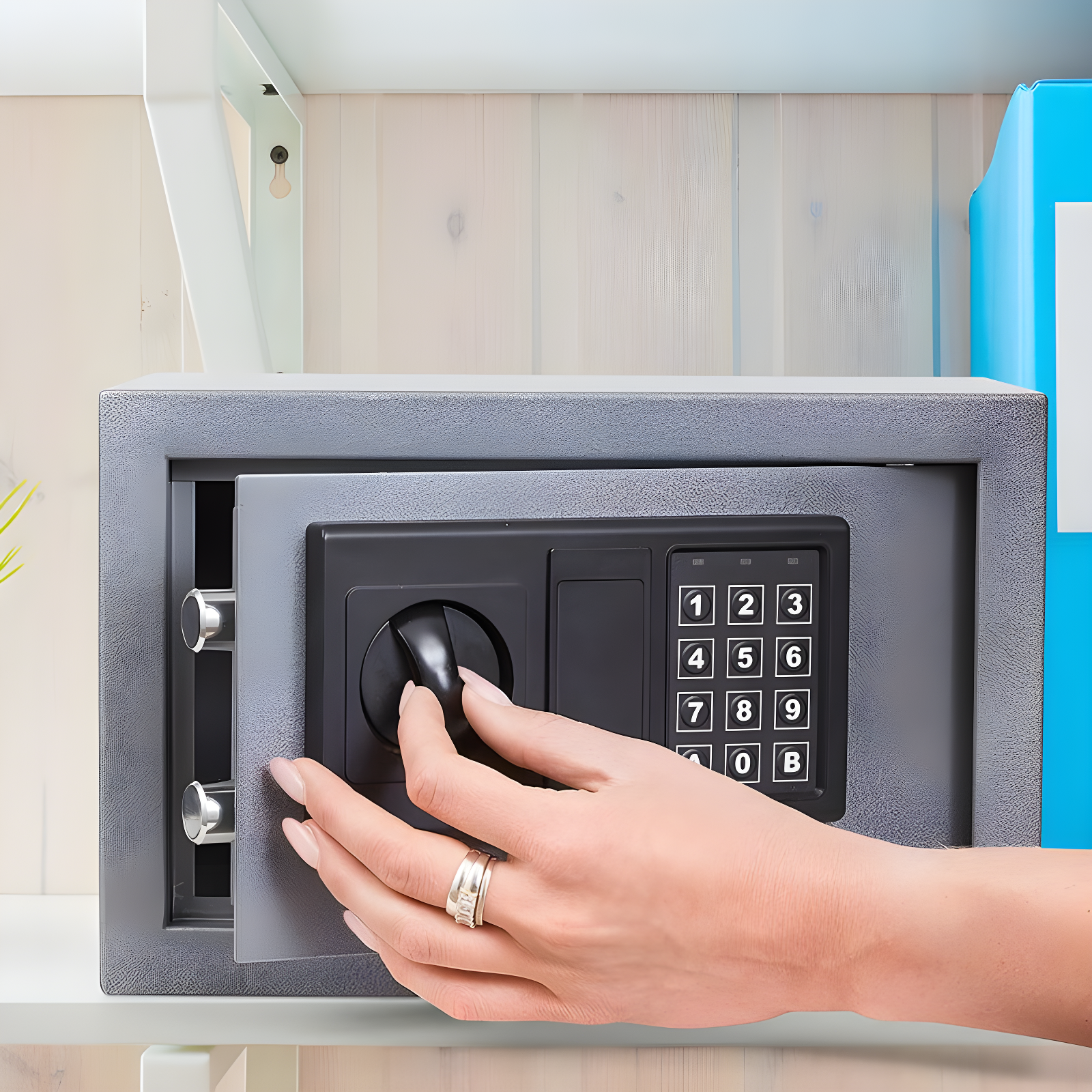 Stalwart Stalwart Digital Safe Box - Lock Box Protects Money, Jewelry, Passports - For Home or Office