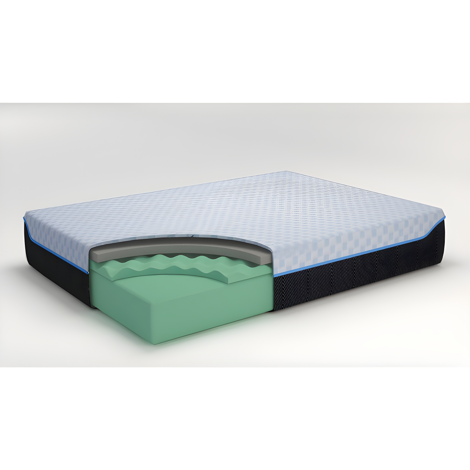 Signature Design by Ashley Chime Elite Charcoal Infused Memory Foam Mattress