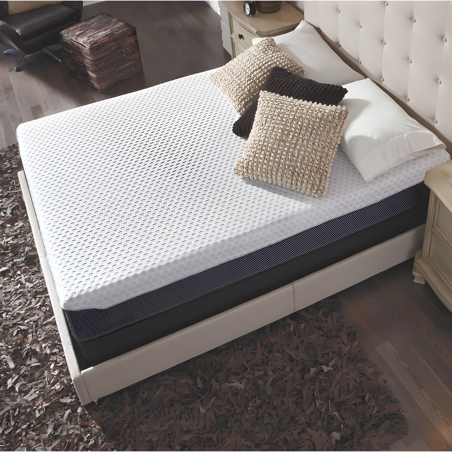 Signature Design by Ashley Chime Elite Charcoal Infused Memory Foam Mattress
