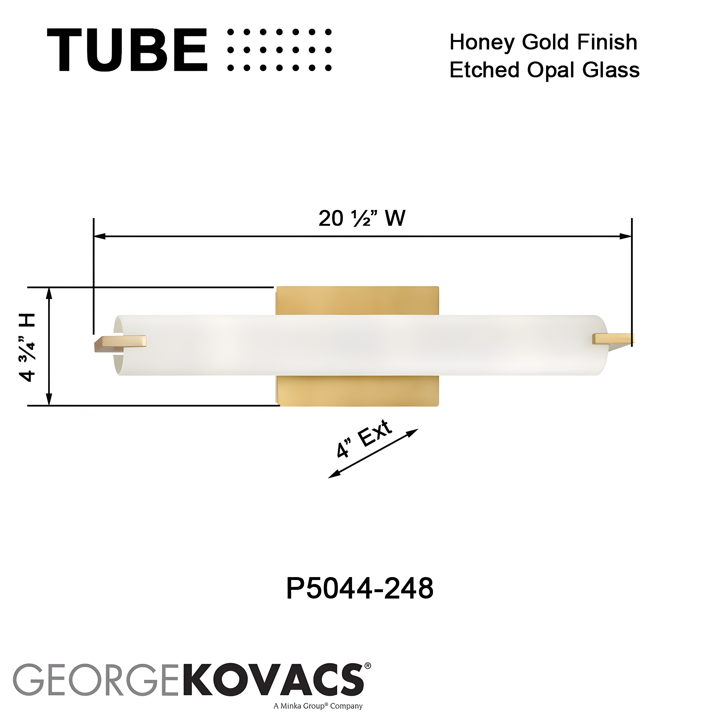 Tube Armed Sconce
