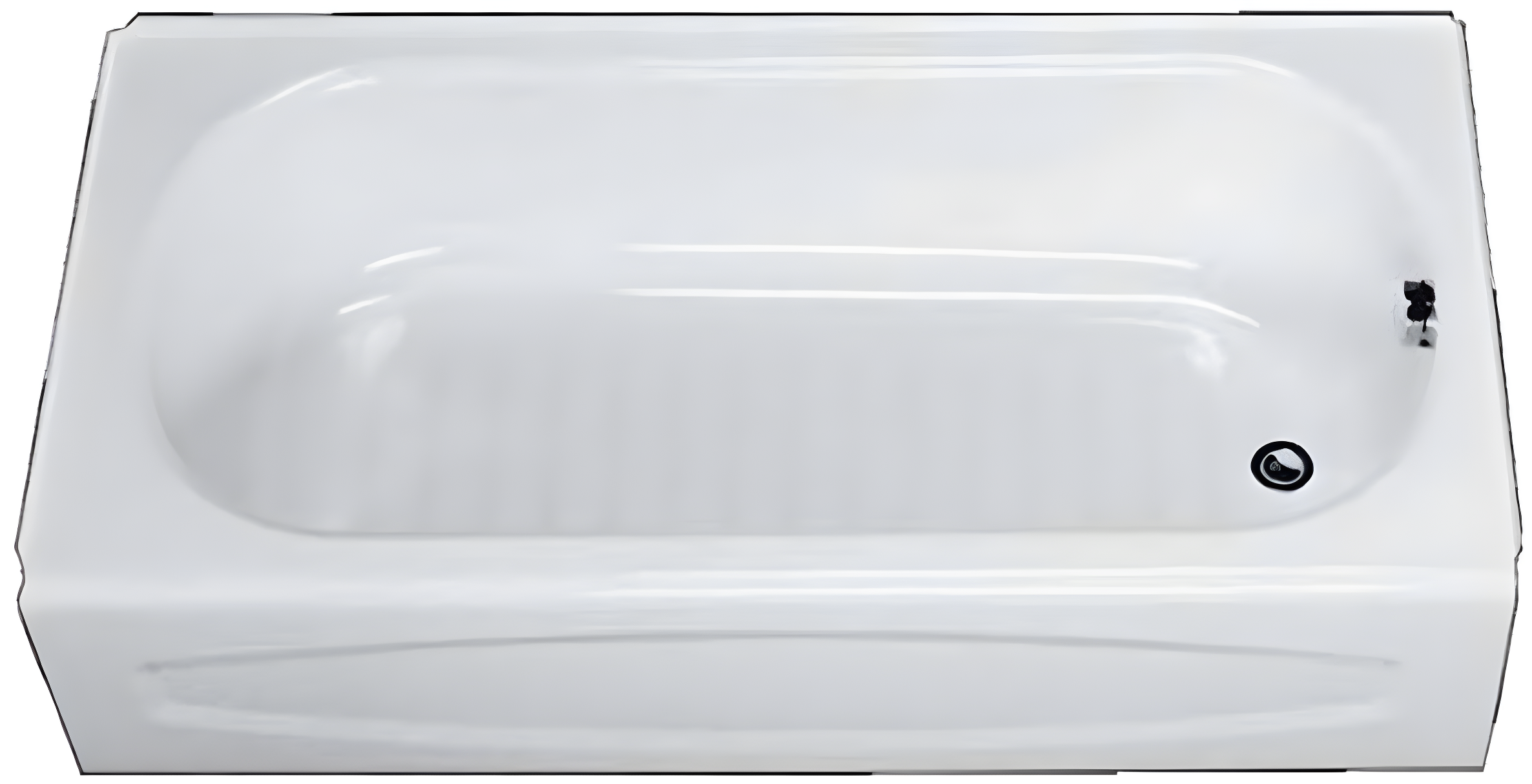 Salem 60'' x 30'' Alcove / Tile In Soaking Porcelain Enameled Steel Bathtub