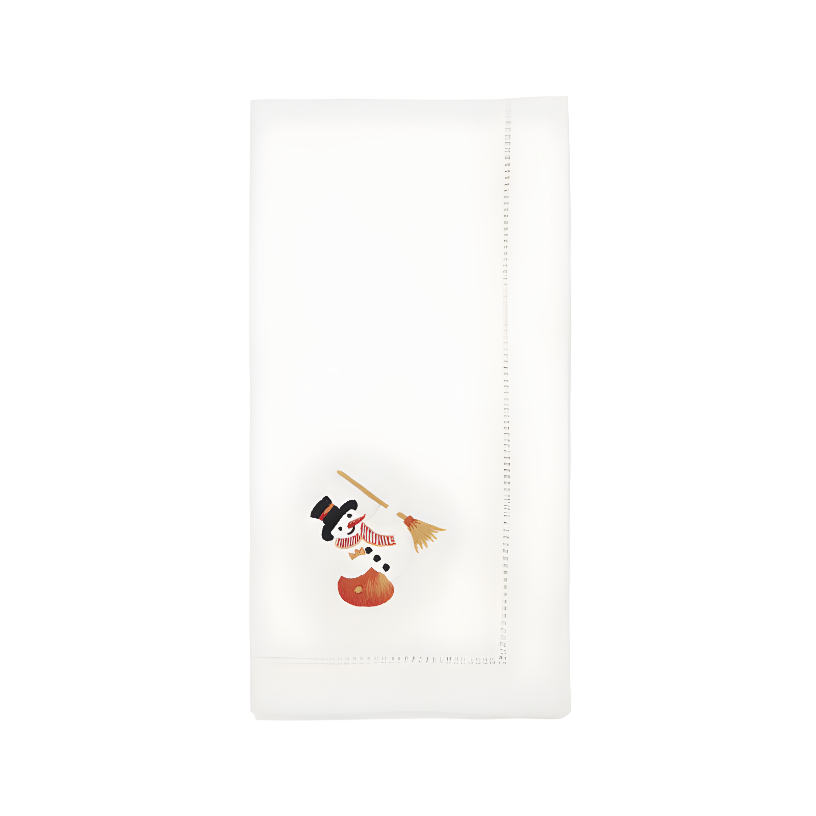 Saro The Broderie Collection 100% Cotton Embroidered Rectangle Napkin (Set of 6)