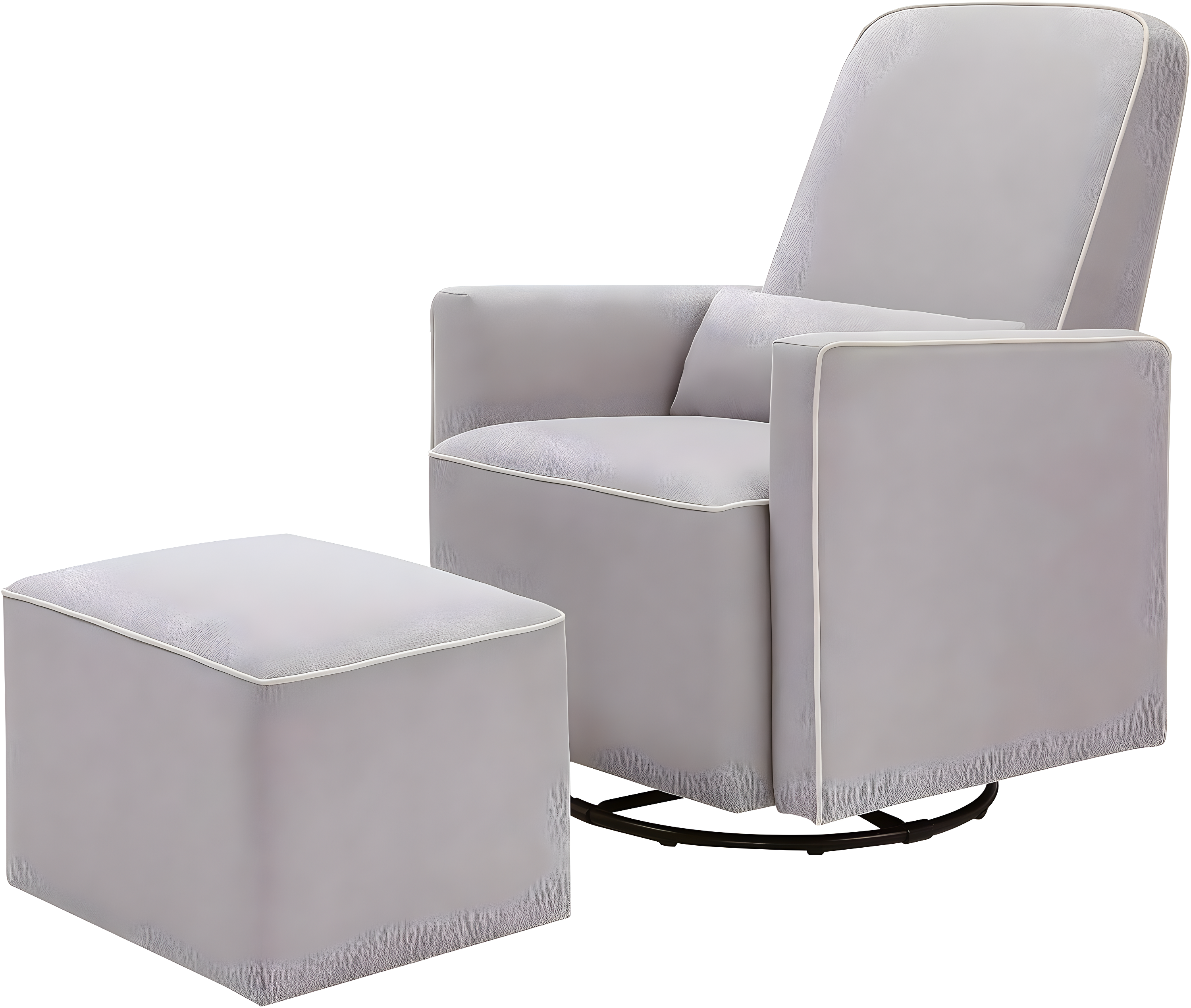 daVinci Olive Swivel Glider with Ottoman
