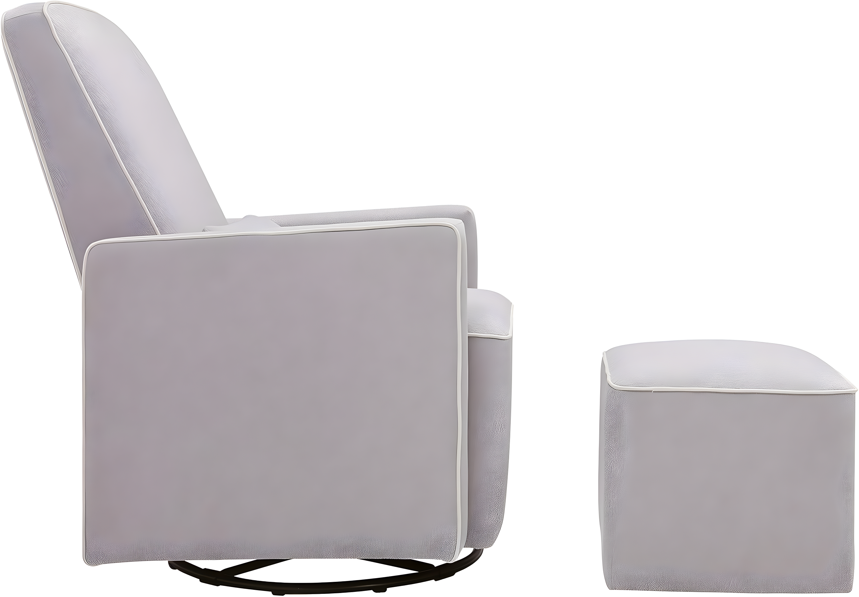 daVinci Olive Swivel Glider with Ottoman