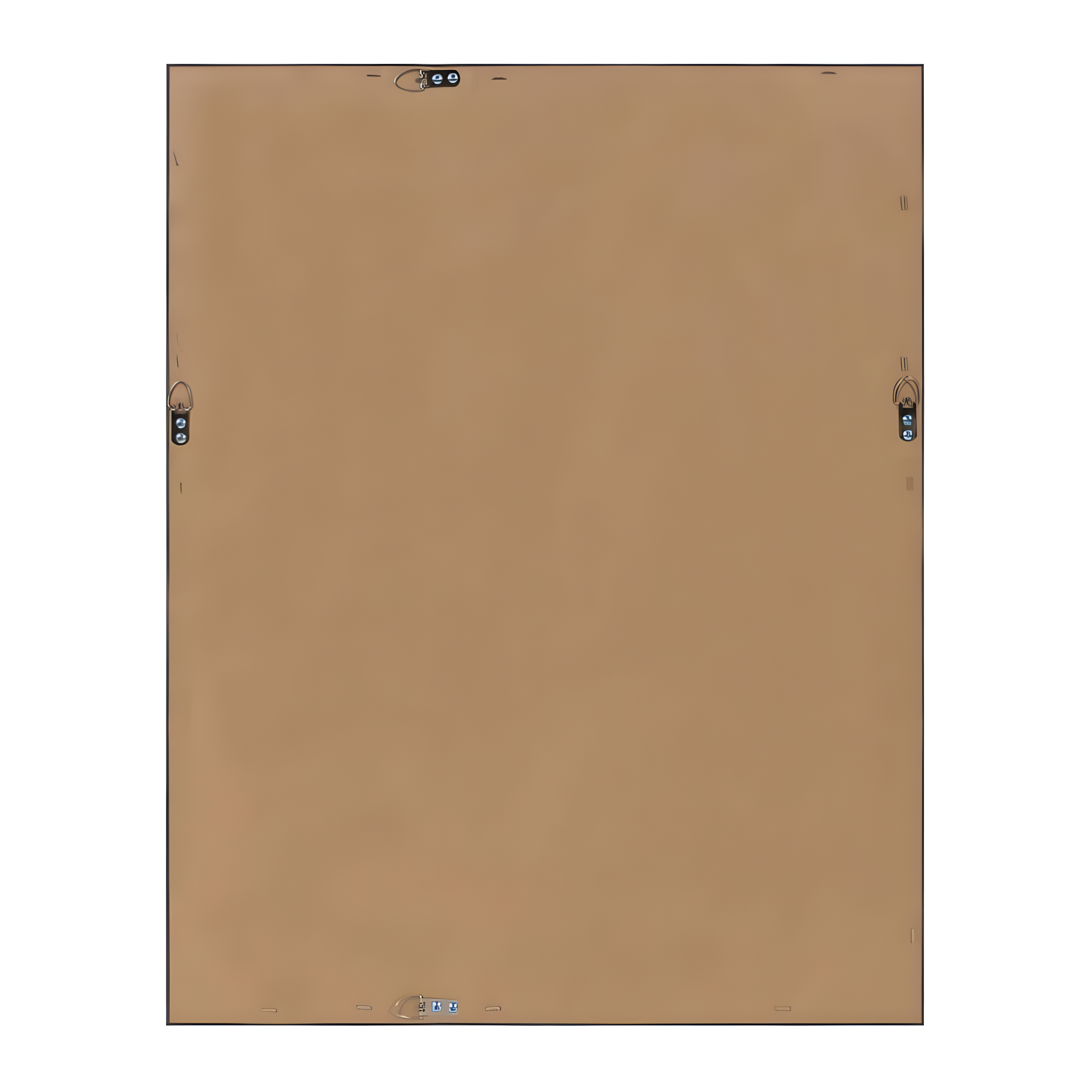 Black Framed Gray Linen Fabric Pinboard, 23.5 x 29.5