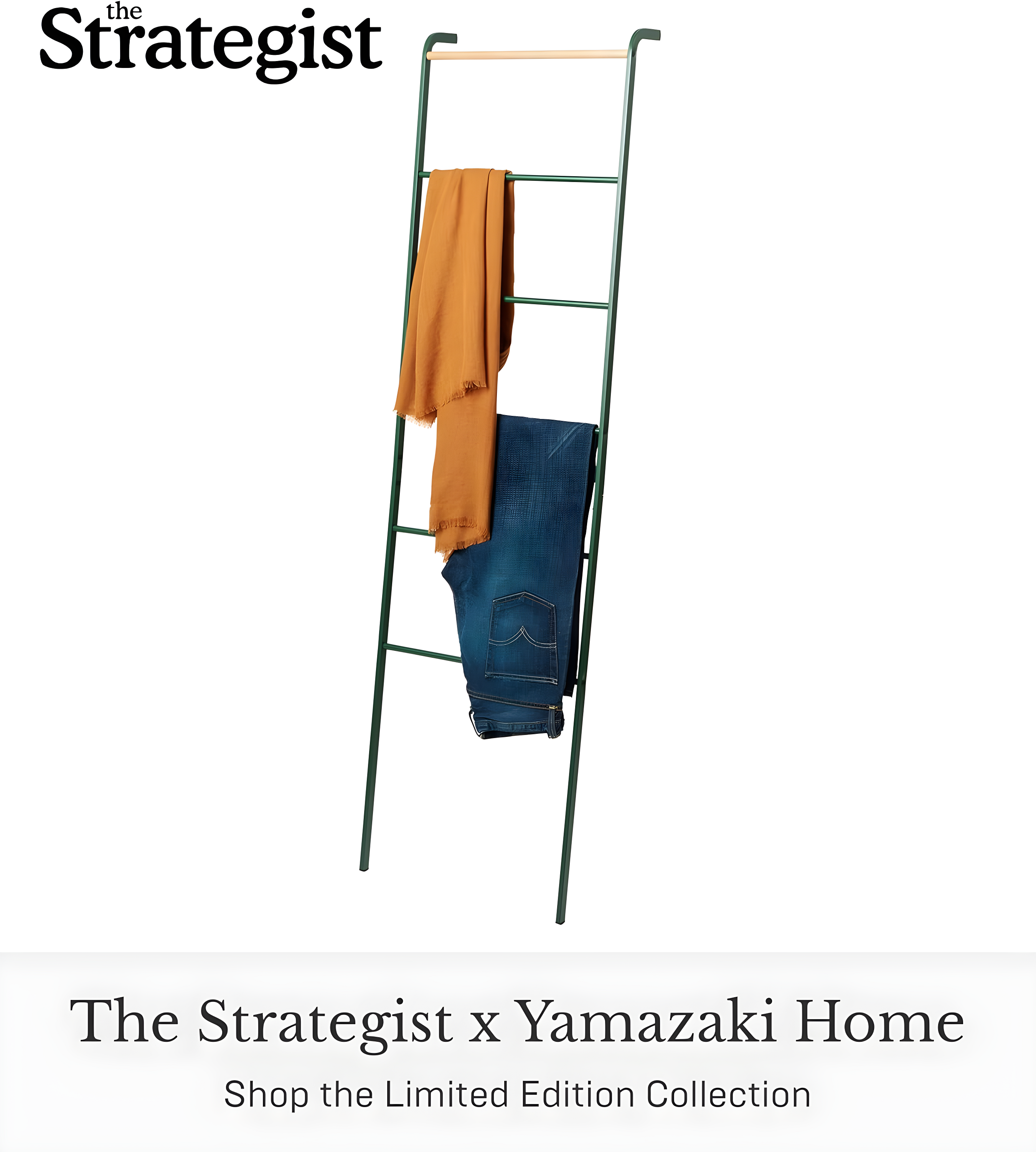 Yamazaki Home Leaning Ladder Rack, Steel