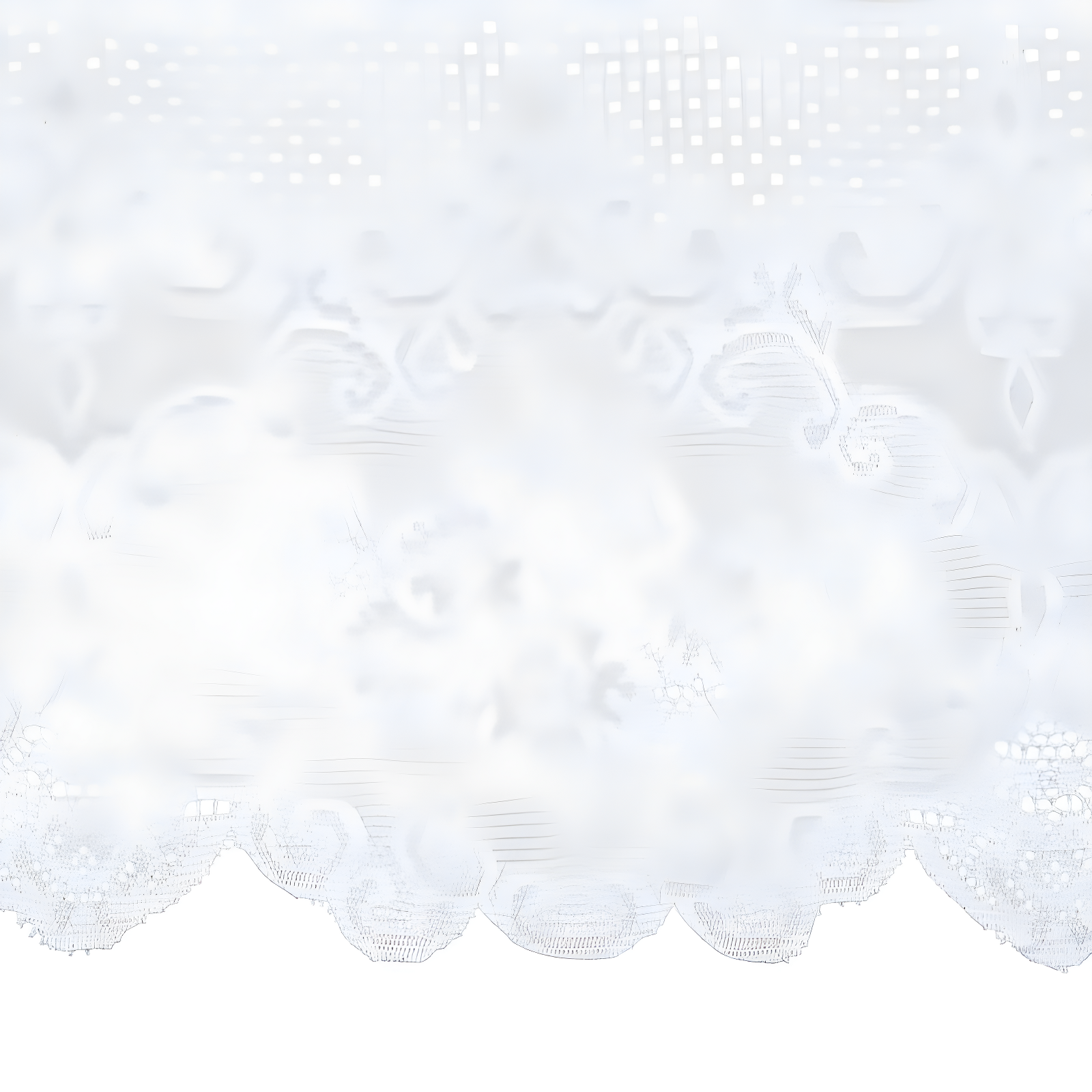 Juvale White Lace Tablecloth for Rectangular Tables, Vintage Style Wedding Table Cloths for Formal Dining, 60 x 97 In