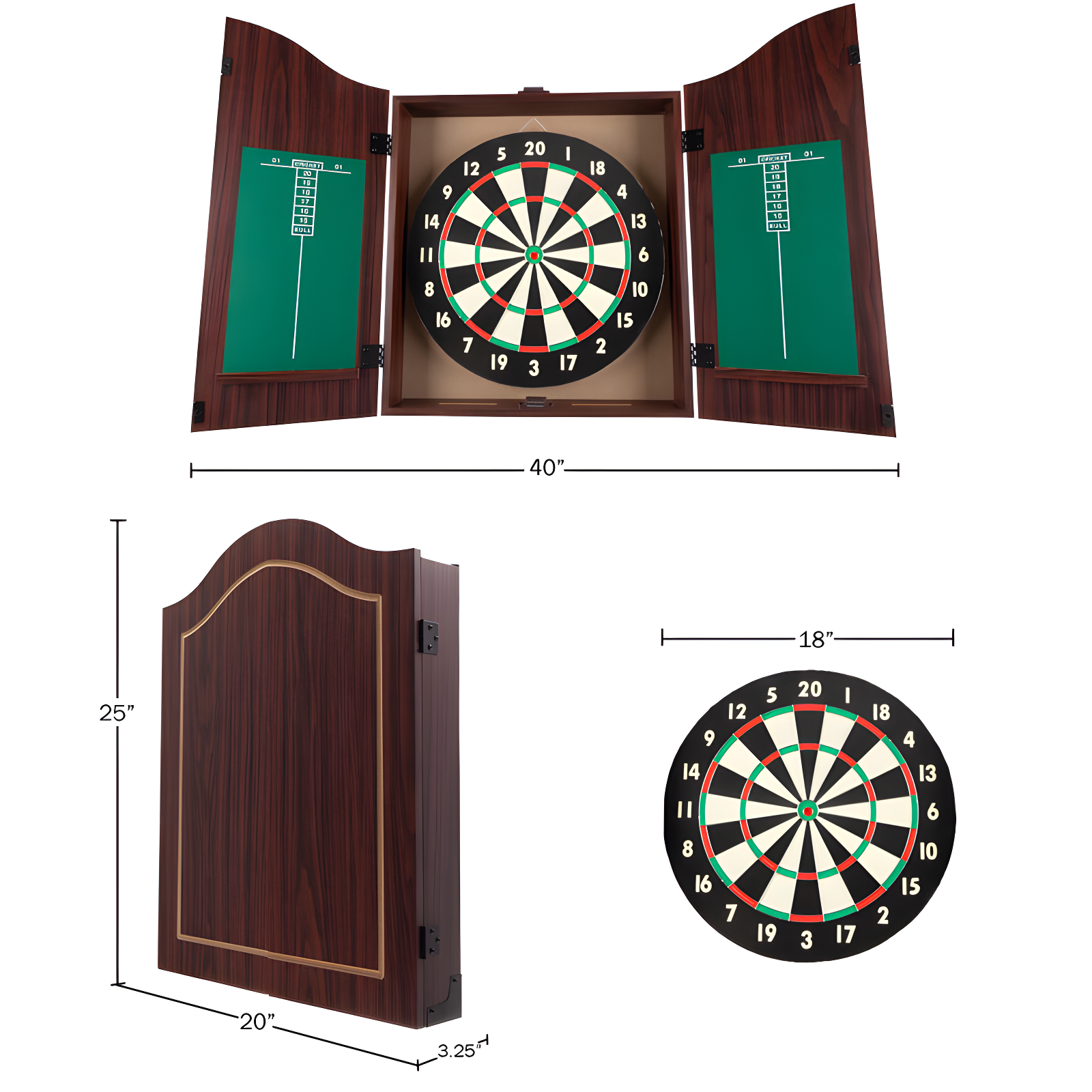 Trademark Games Trademark Games Cork Dartboard (Darts Included)