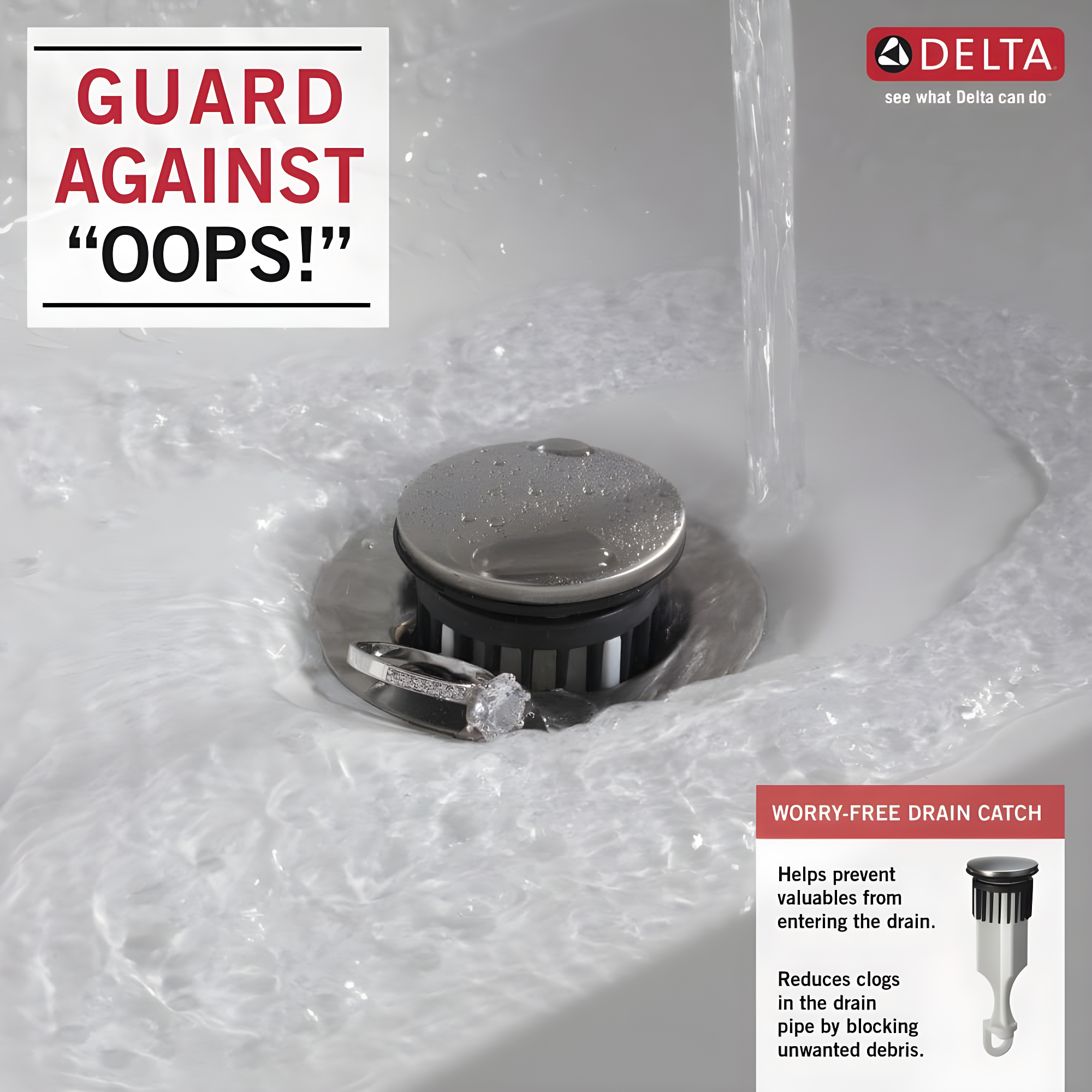 Mylan Single Hole Bathroom Faucet with Drain Assembly, Single Handle Bathroom Sink Faucet