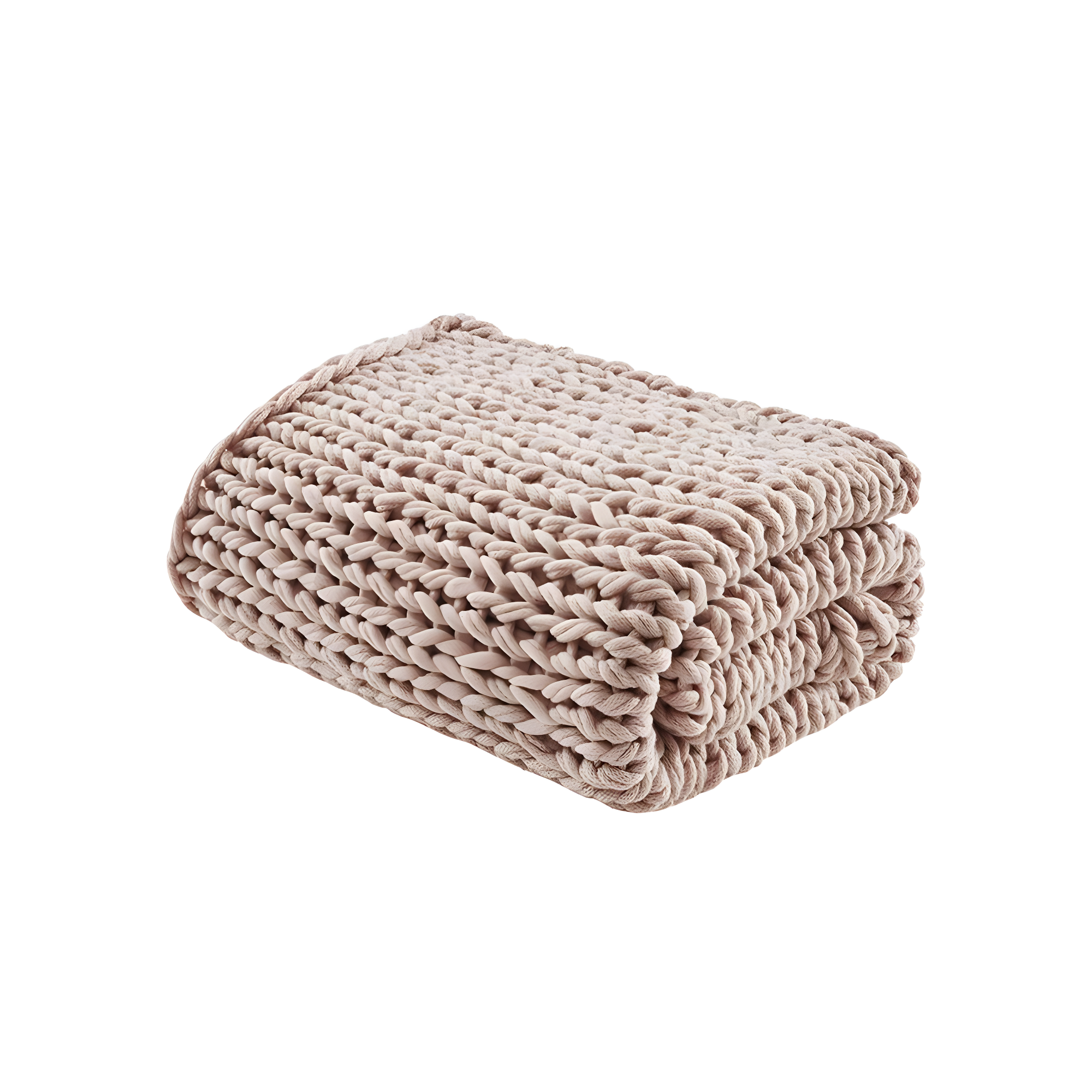 Kelly Clarkson Home Madison Hand Made Chunky Double Knit Throw Blanket