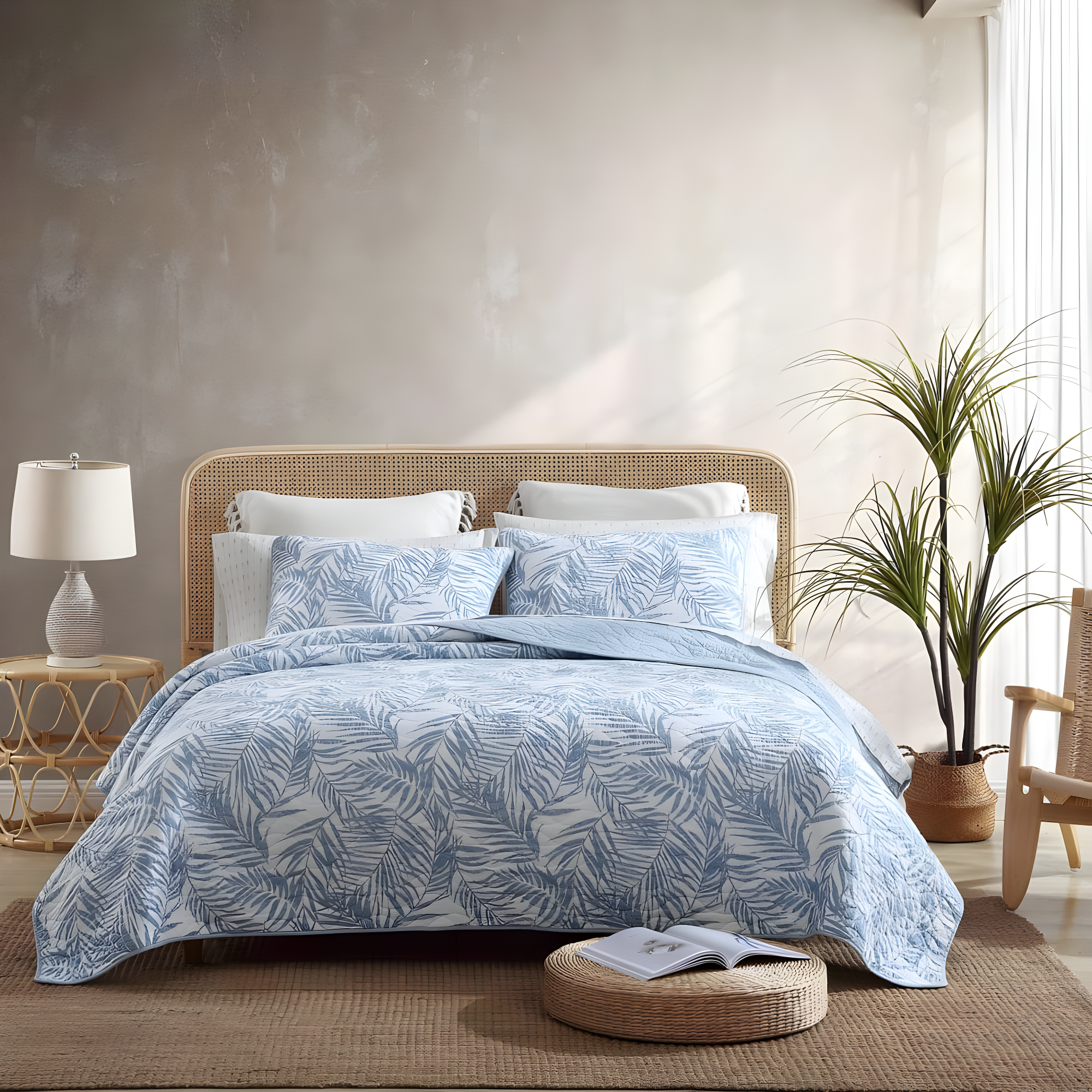 Tommy Bahama Home Tommy Bahama Palmday Cotton Reversible Quilt Set