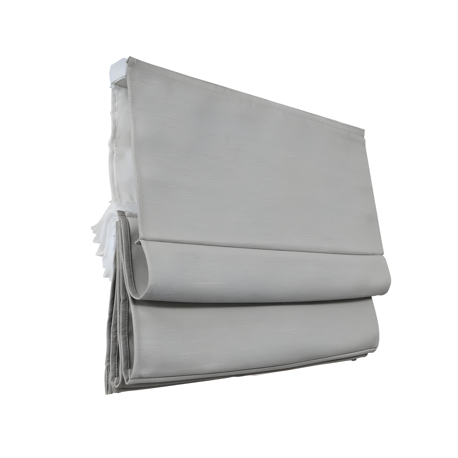 27"x64" Chicology Blackout Roman Shade Pearl Gray