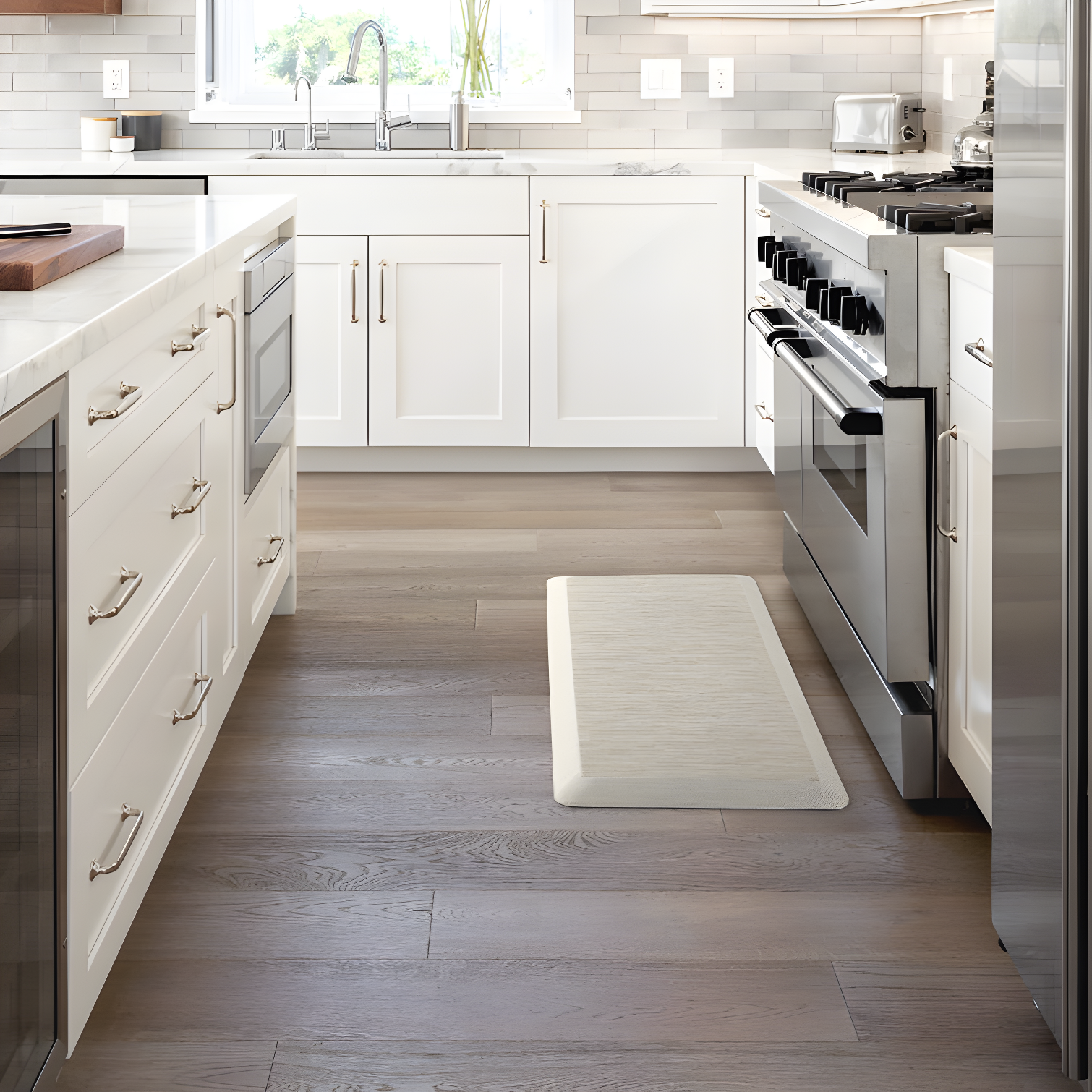 Martha Stewart Martha Stewart Mira Modern Heathered Anti-Fatigue Air-Infused Kitchen Mat