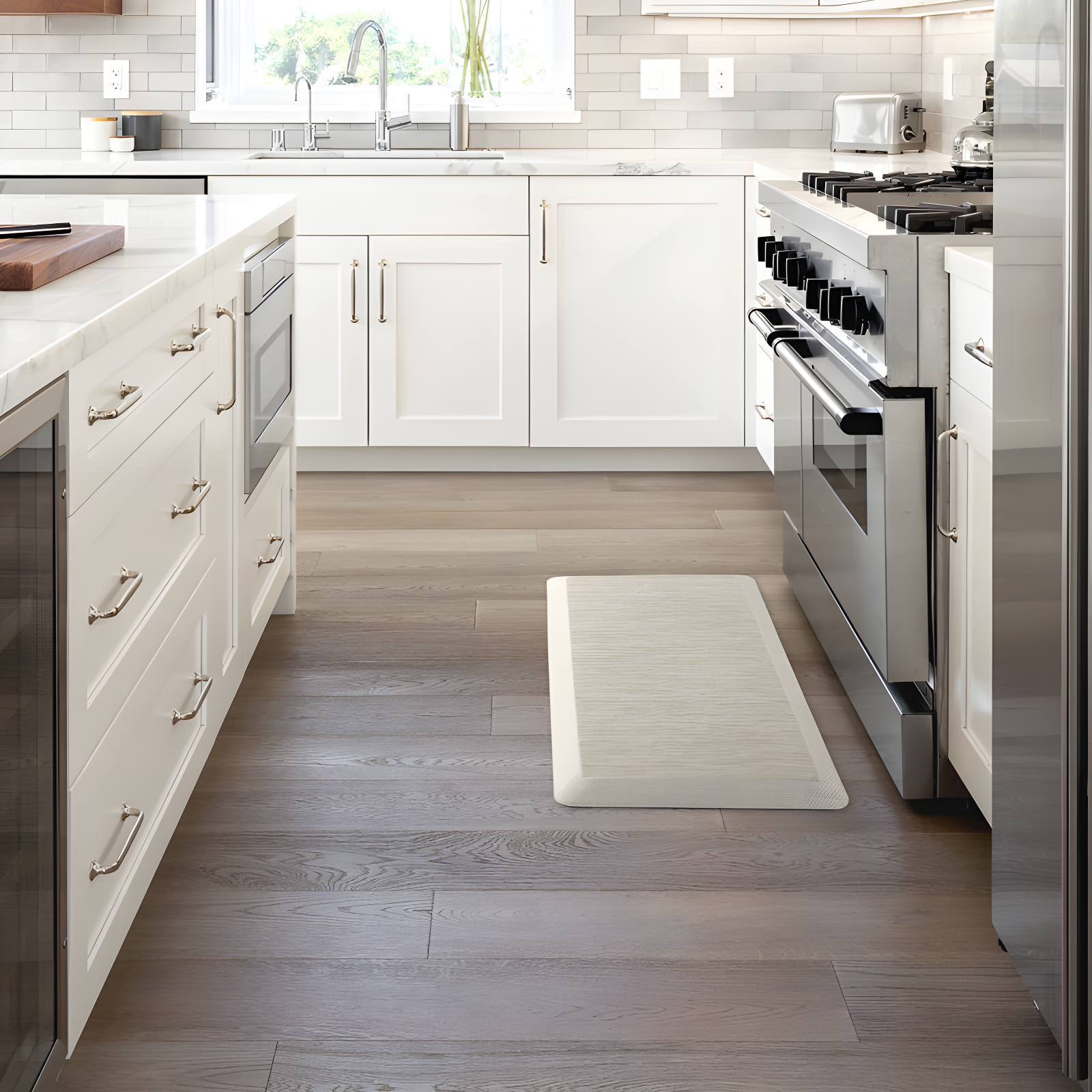Martha Stewart Martha Stewart Mira Modern Heathered Anti-Fatigue Air-Infused Kitchen Mat