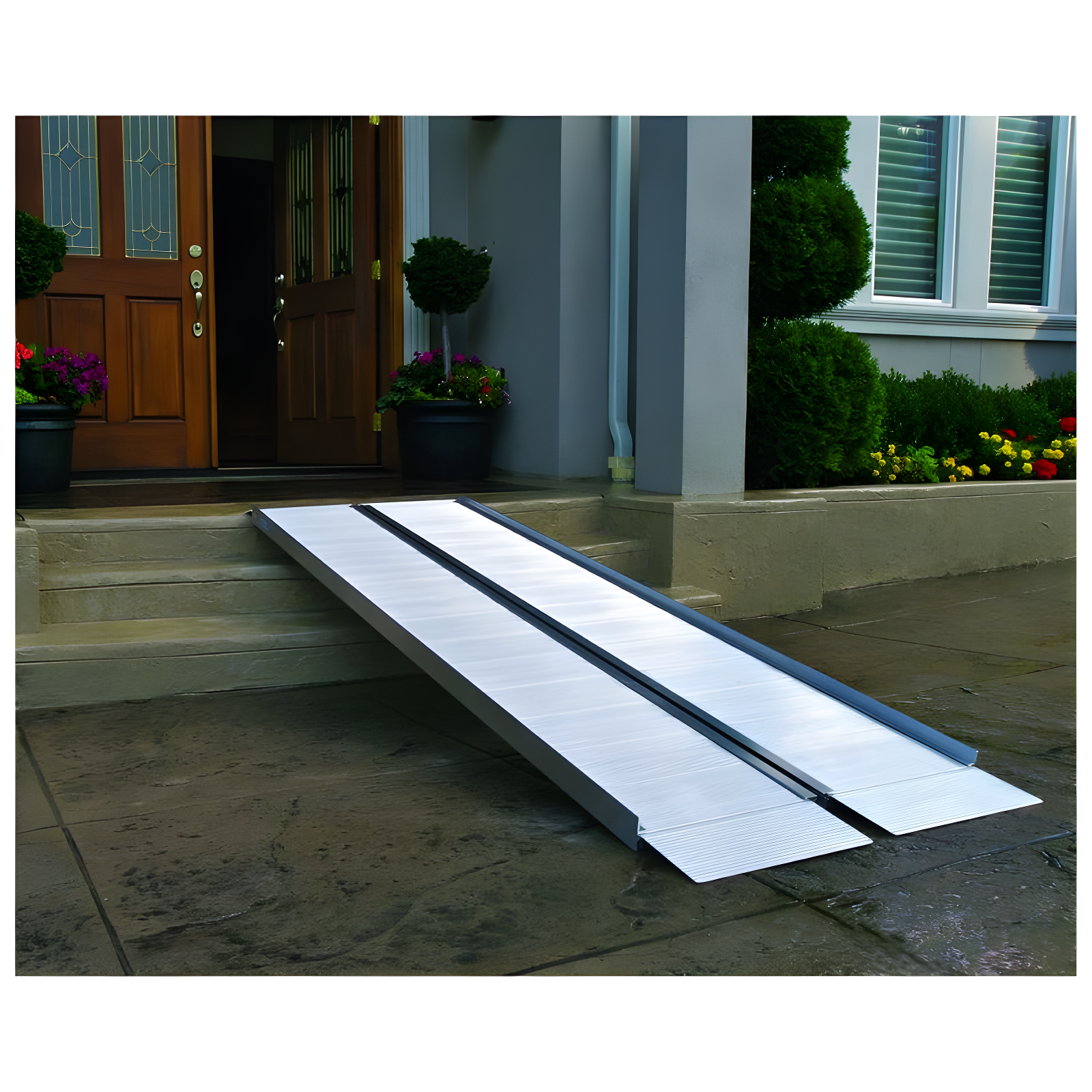 EZ-ACCESS EZ-ACCESS SUITCASE 2’ x 30" Portable Singlefold Ramp for Scooters & Wheelchairs (Set of 2)