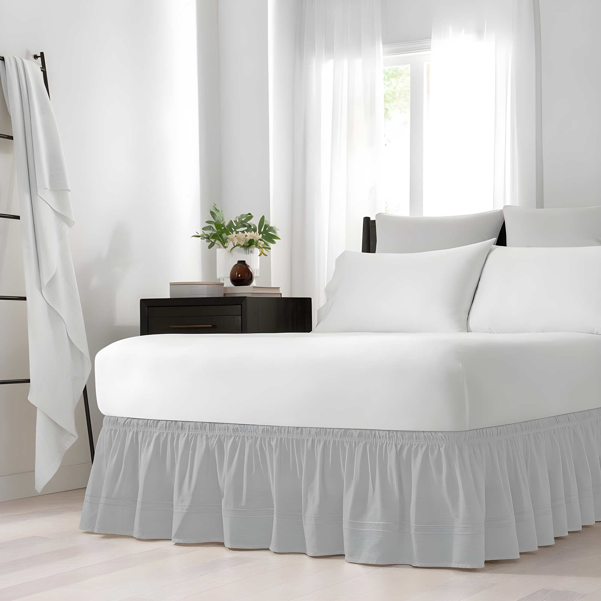 Easy Fit™ Baratta Ruffled Wrap Around Bed Skirt