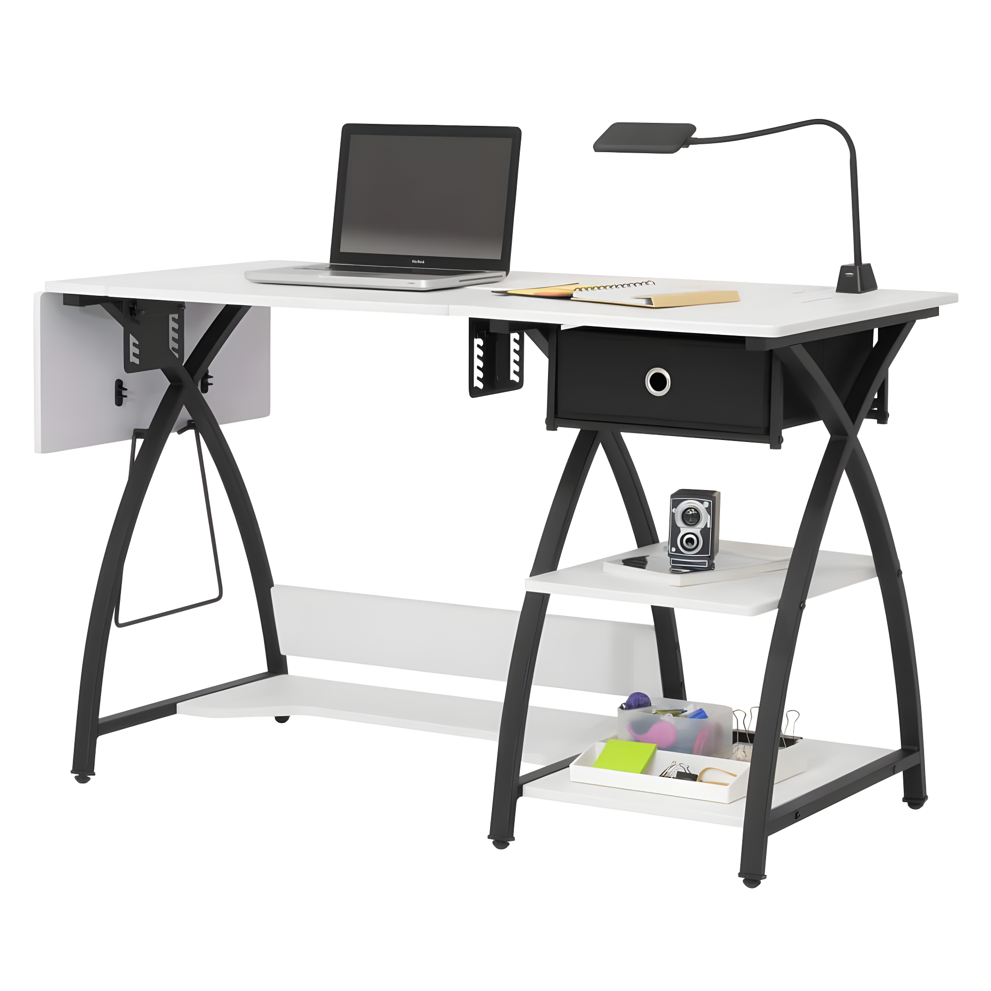 47.25'' x 23.5'' Sewing Table with Sewing Machine Platform