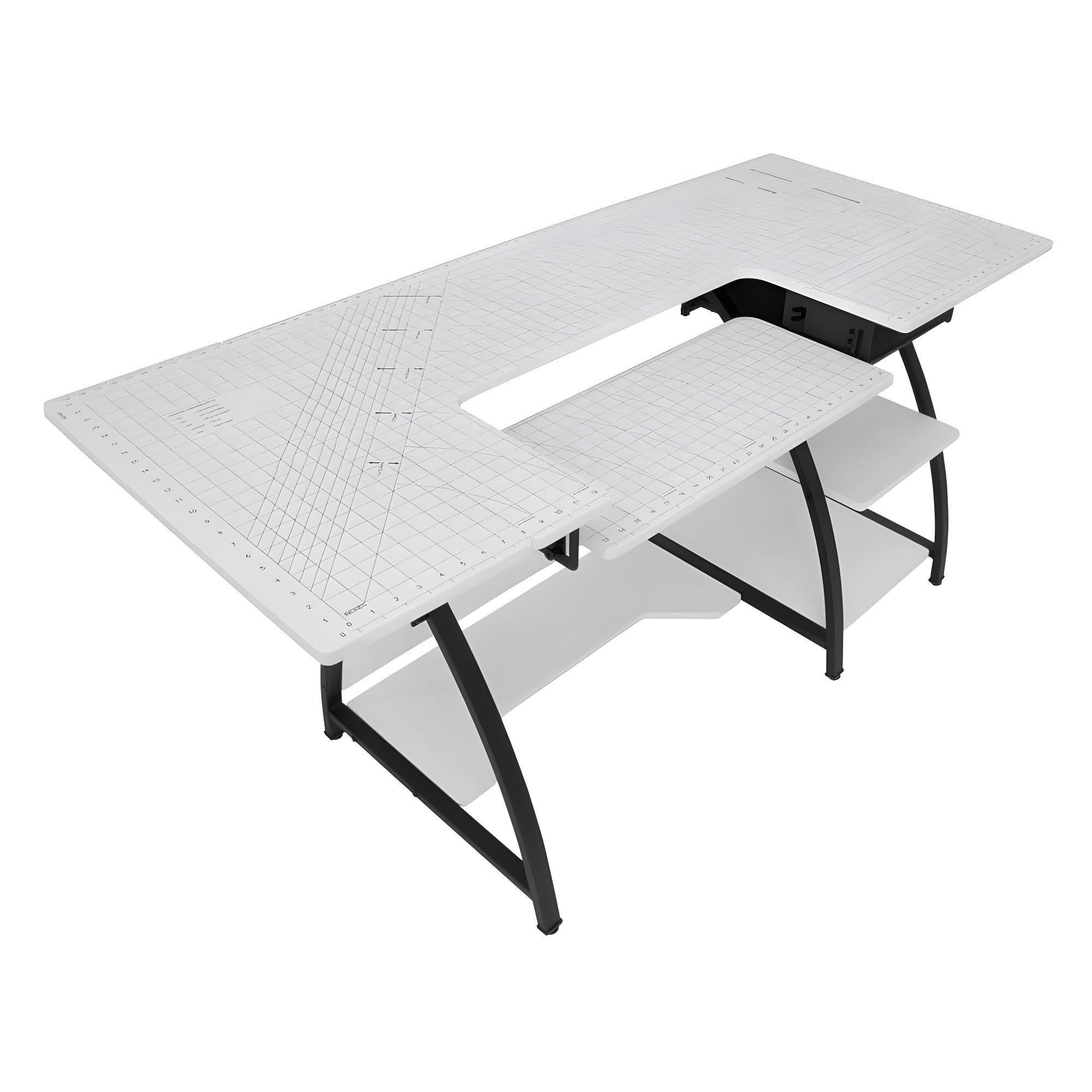 47.25'' x 23.5'' Sewing Table with Sewing Machine Platform
