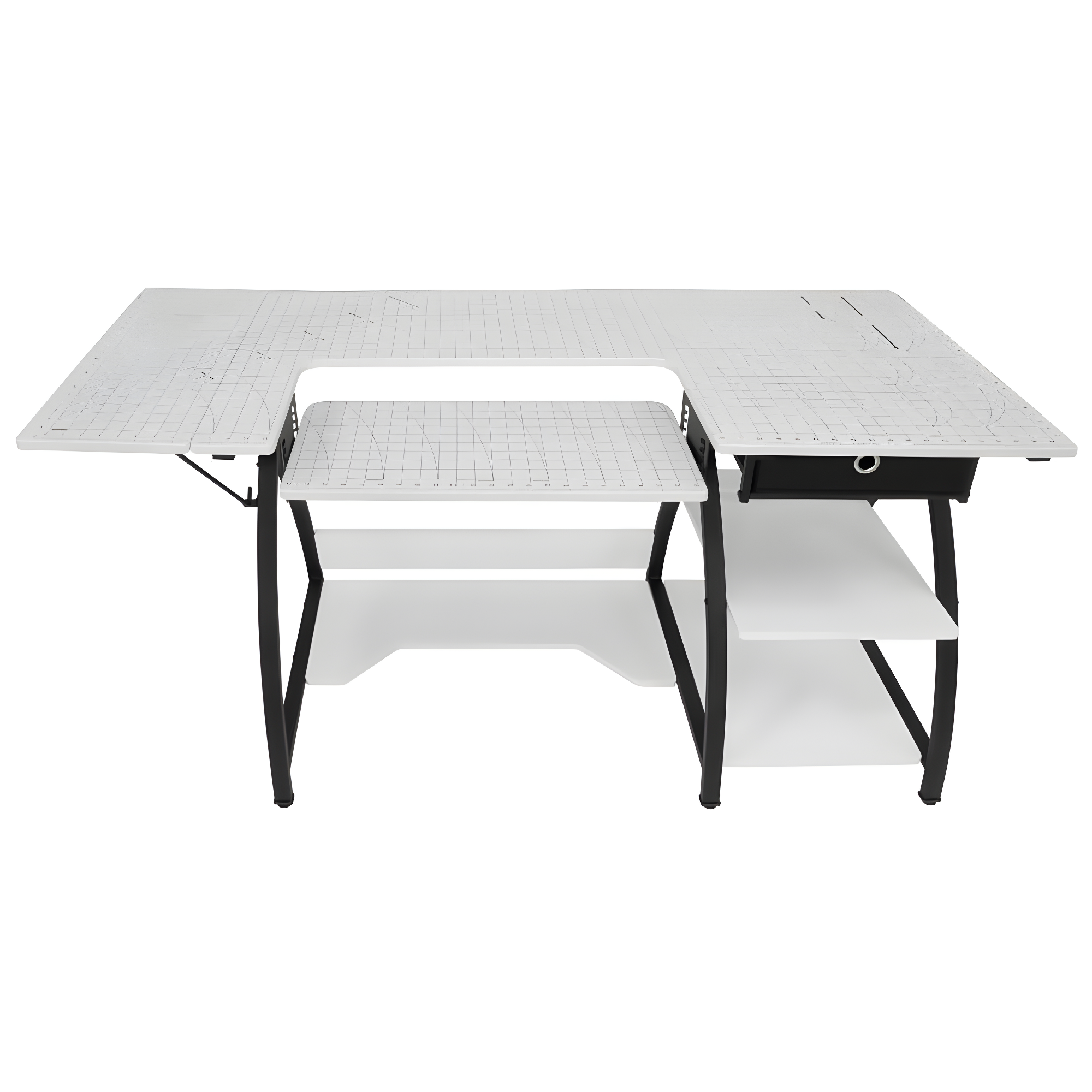 47.25'' x 23.5'' Sewing Table with Sewing Machine Platform