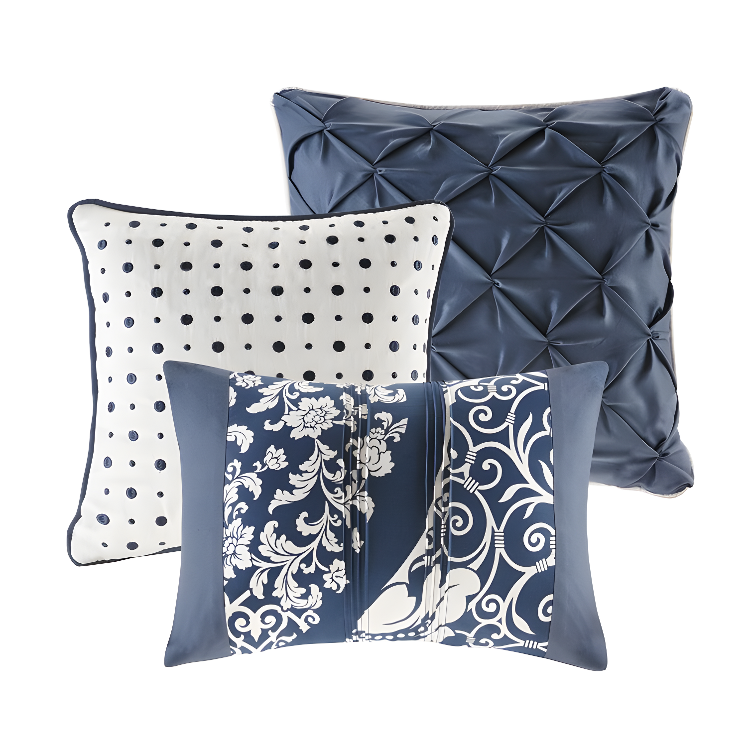 Madison Park Vienna 7 Piece Cotton Printed Comforter Set