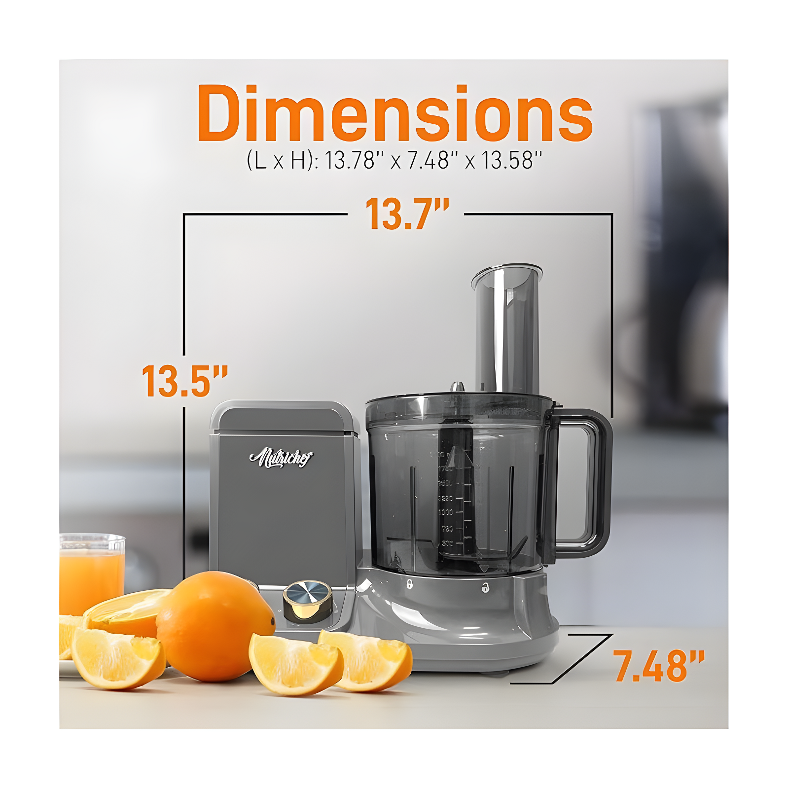 NutriChef NutriChef 12-Cup Multifunction Food Processor