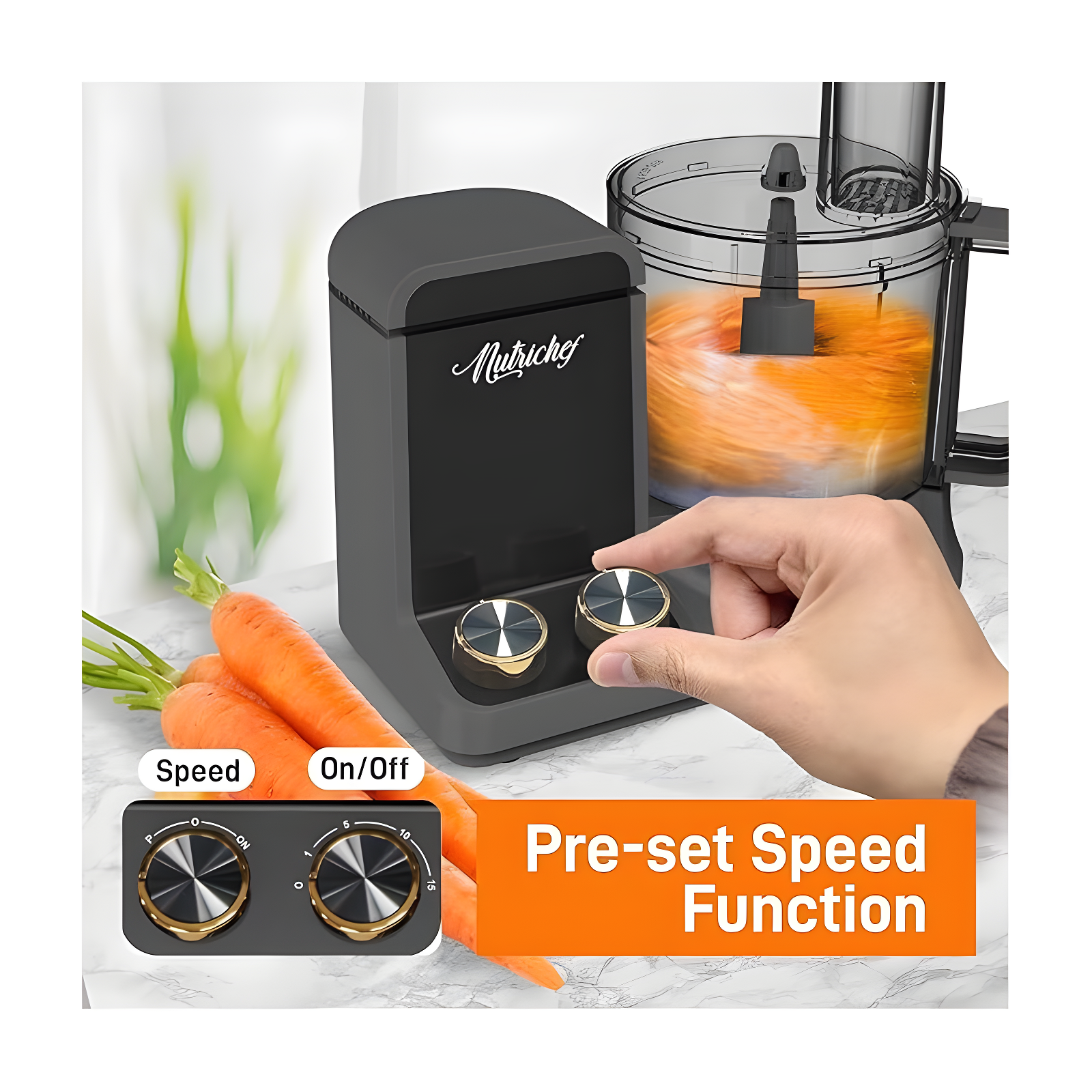NutriChef NutriChef 12-Cup Multifunction Food Processor