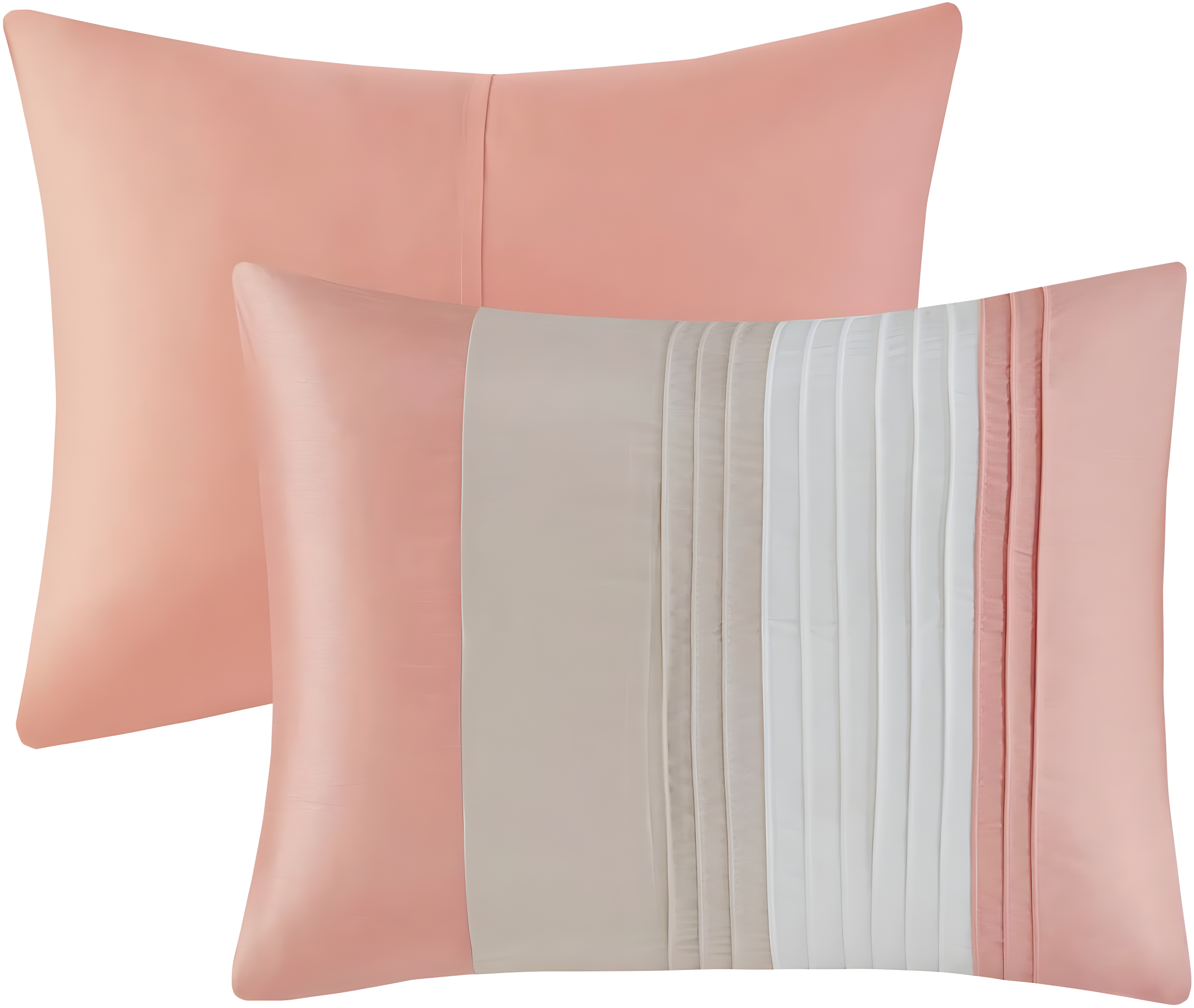 Madison Park Amherst 7 Piece Striped and Pleated Comforter Set