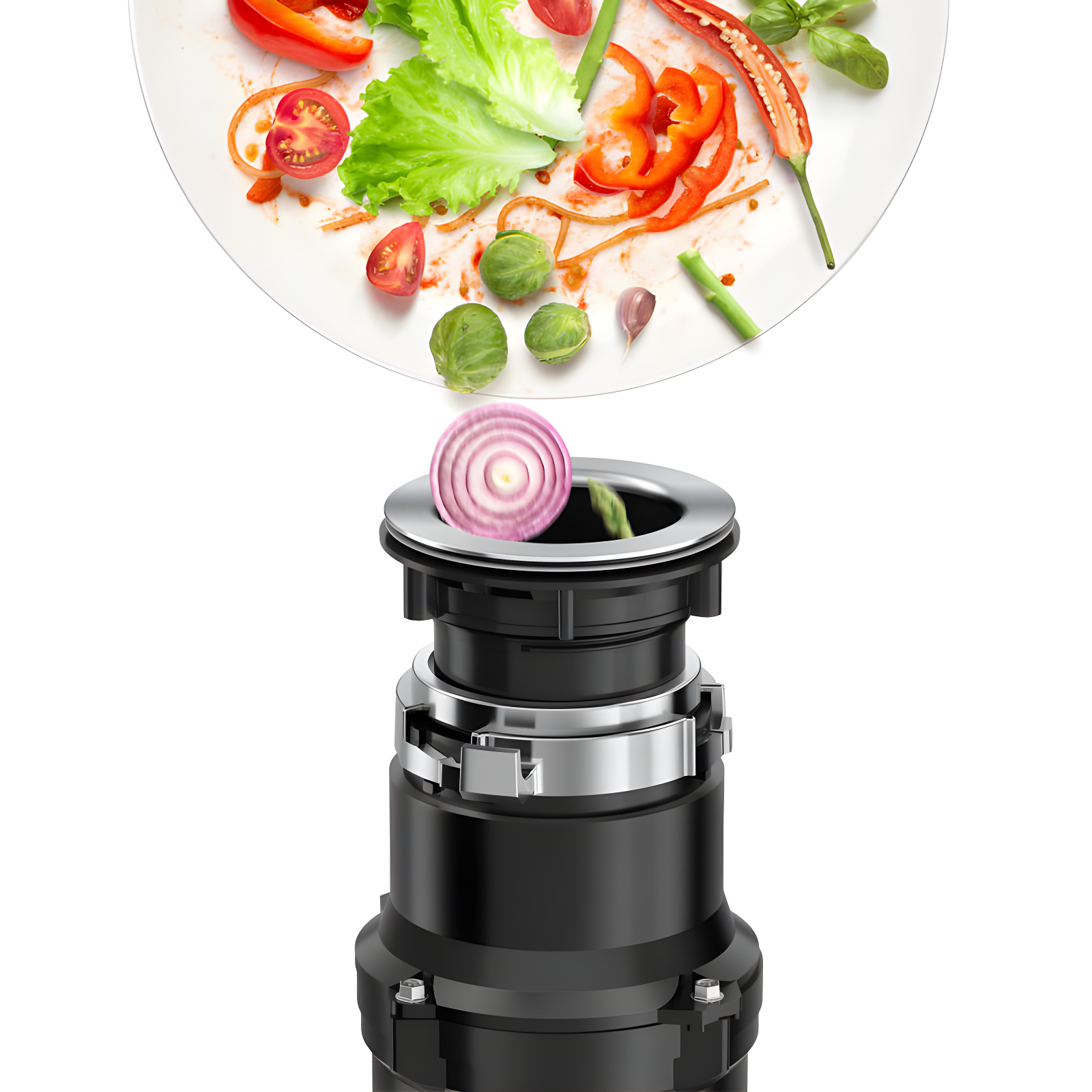 Kraus WasteGuard 1/2 HP Continuous Garbage Disposal