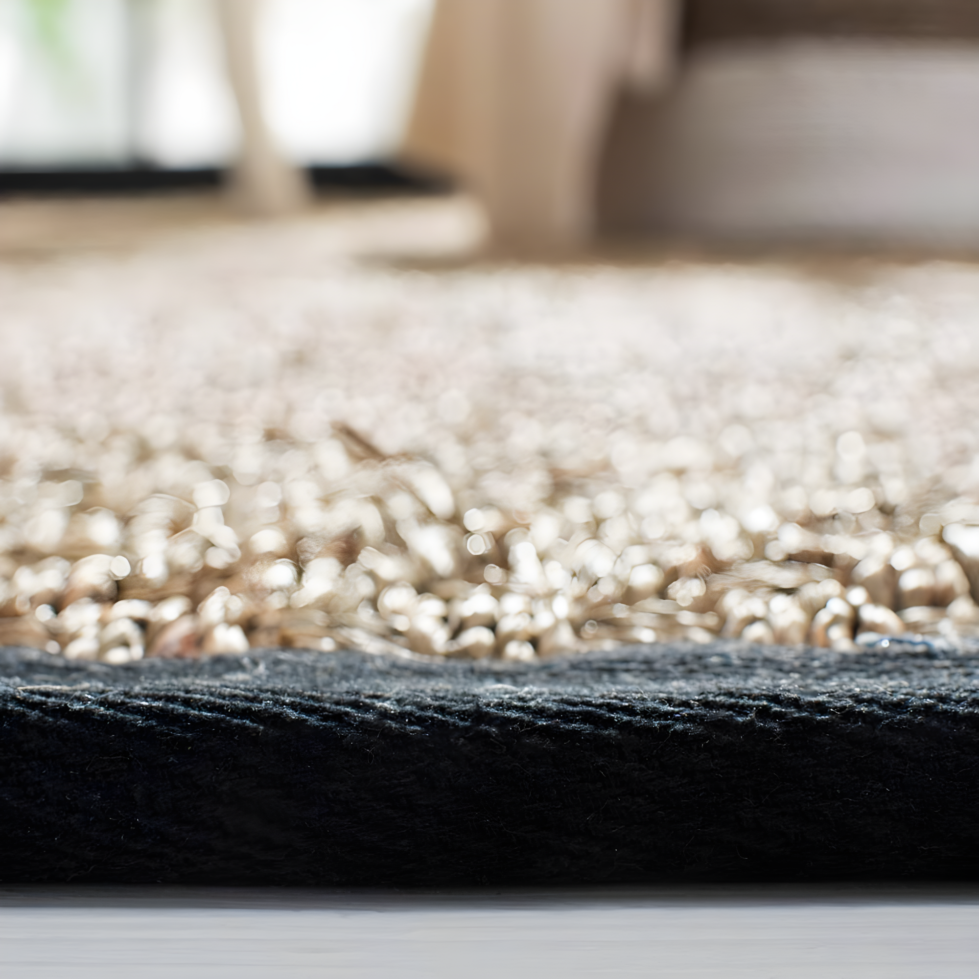 Natural Fiber NF114 Power Loomed Area Rug - Natural/Black - 6'x9' - Safavieh.