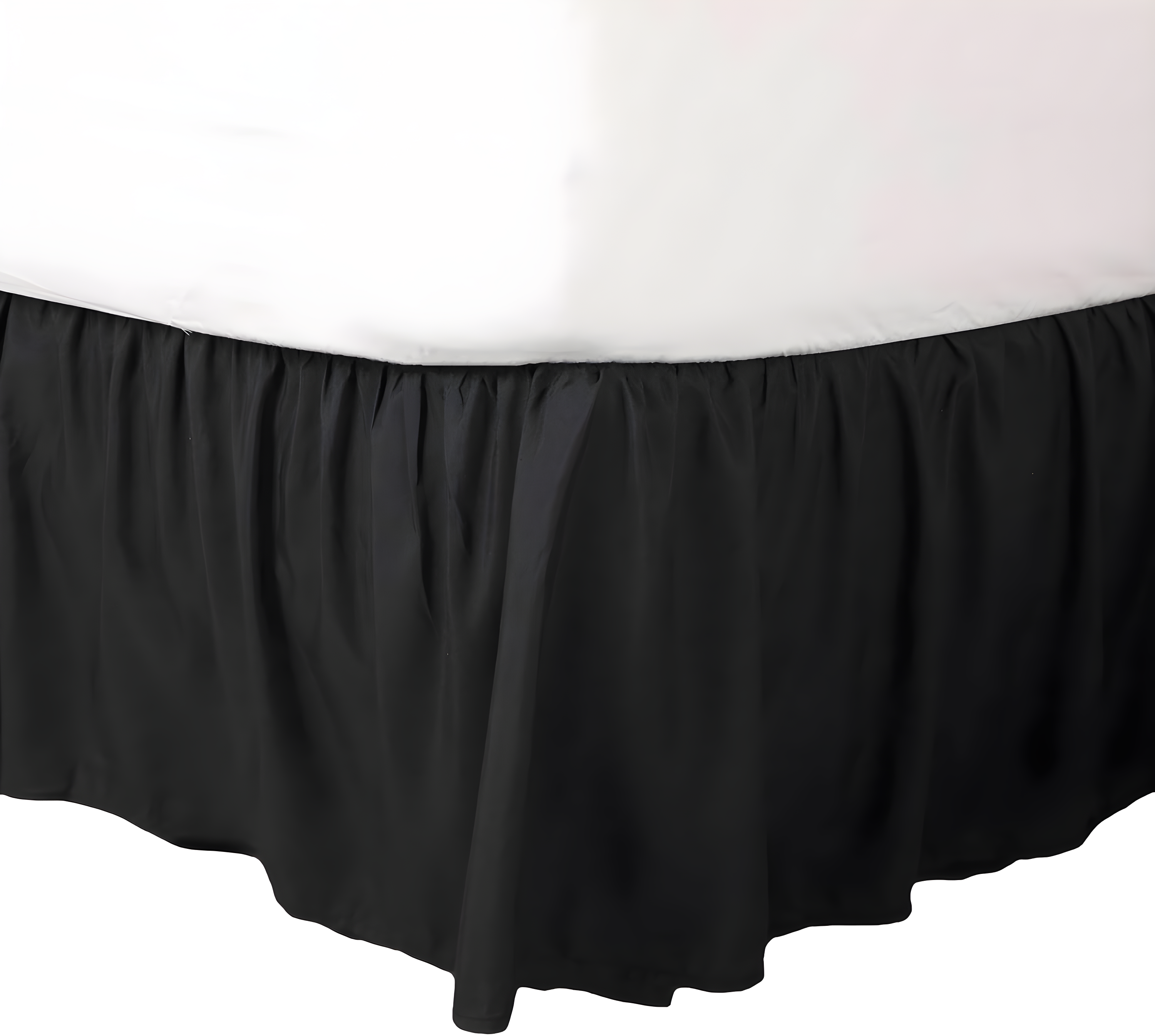Martex Martex Ruffled Bed Skirt Easy Fit Lightweight 100% Microfiber Dust Ruffle Hotel Quality With 16 inch Tailored Drop