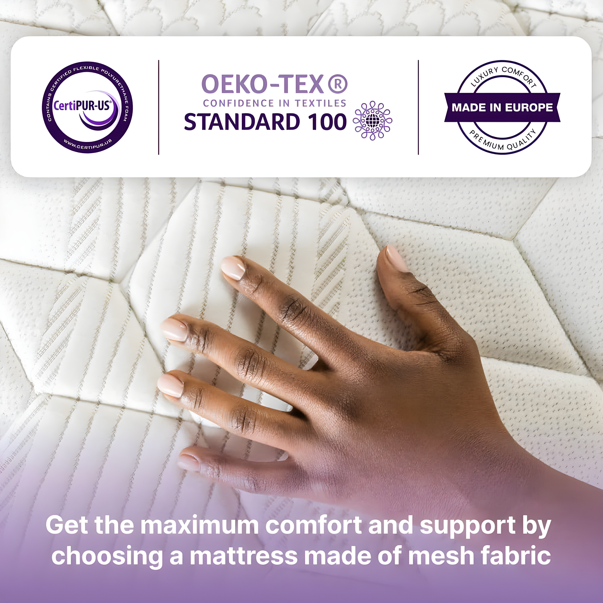 NapQueen Victoria 12" King, Hybrid of Cooling Gel Infused Memory Foam and Pocket Spring Mattress, Bed in a Box, Adult