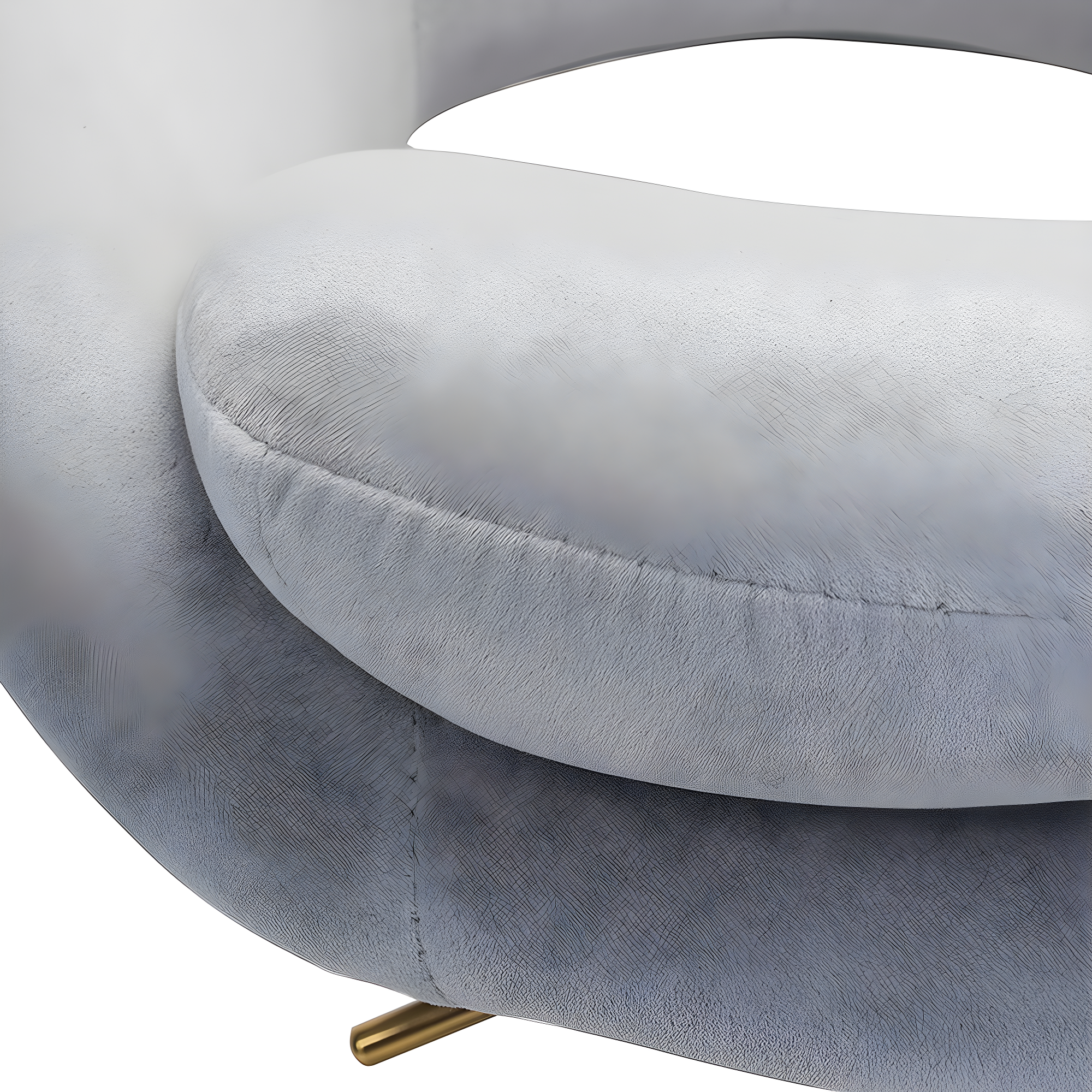 Louise Velvet Modern Task Chair with Ergonomic Design