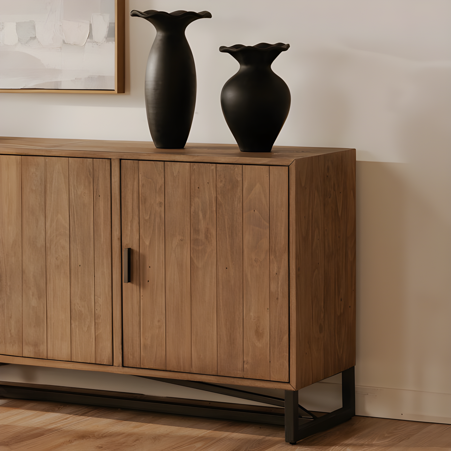 Lopez 68" Wide Pine Wood Sideboard