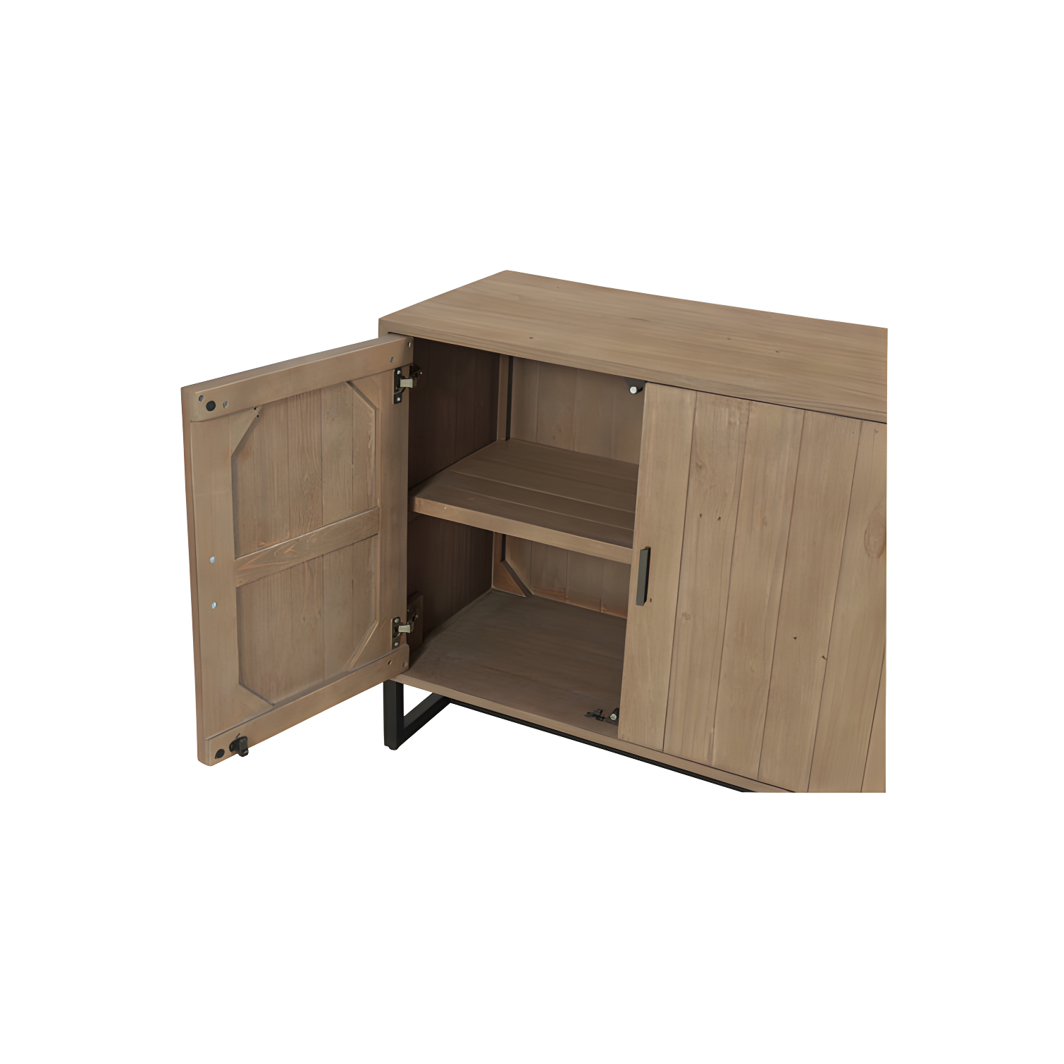 Lopez 68" Wide Pine Wood Sideboard