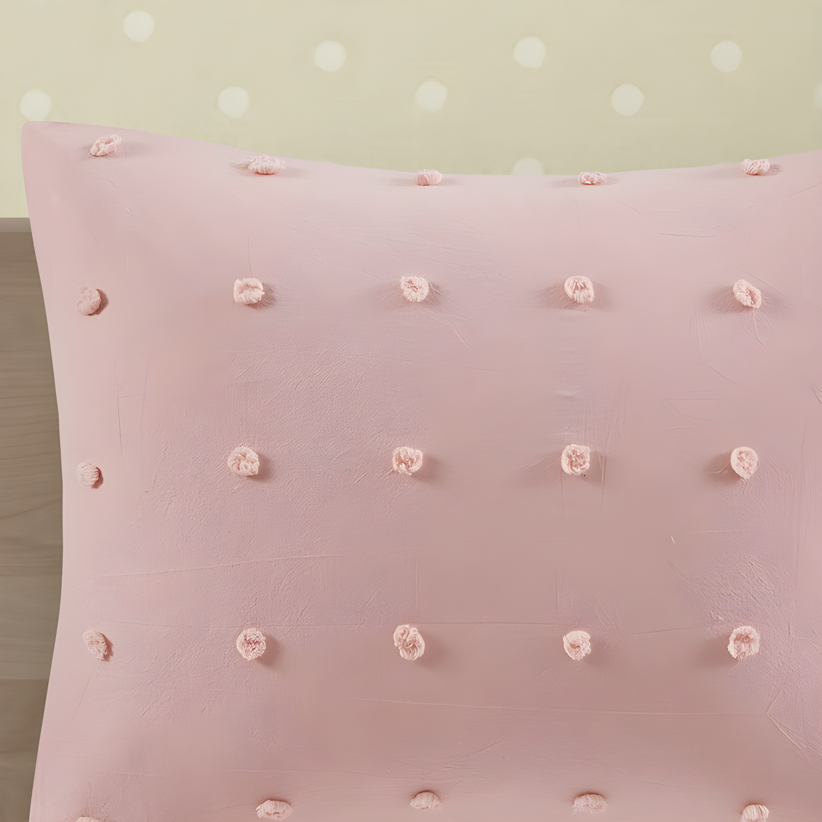 Callie Cotton Jacquard Pom Pom Comforter Set