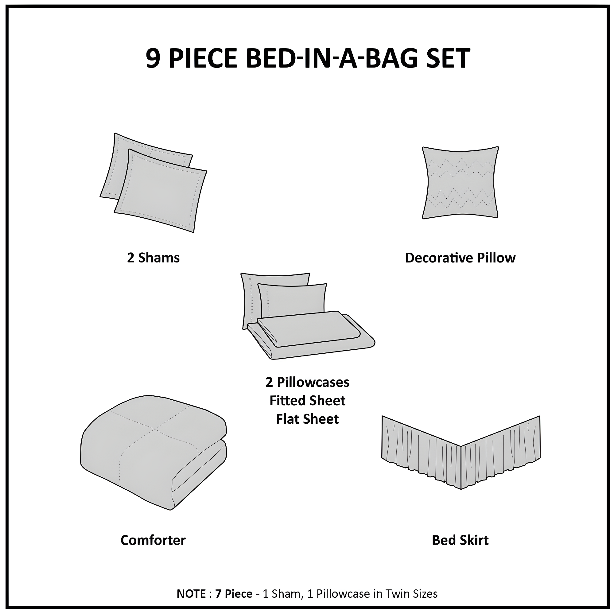 Madison Park Essentials Saben Microfiber Quilt Set with Cotton Bed Sheets